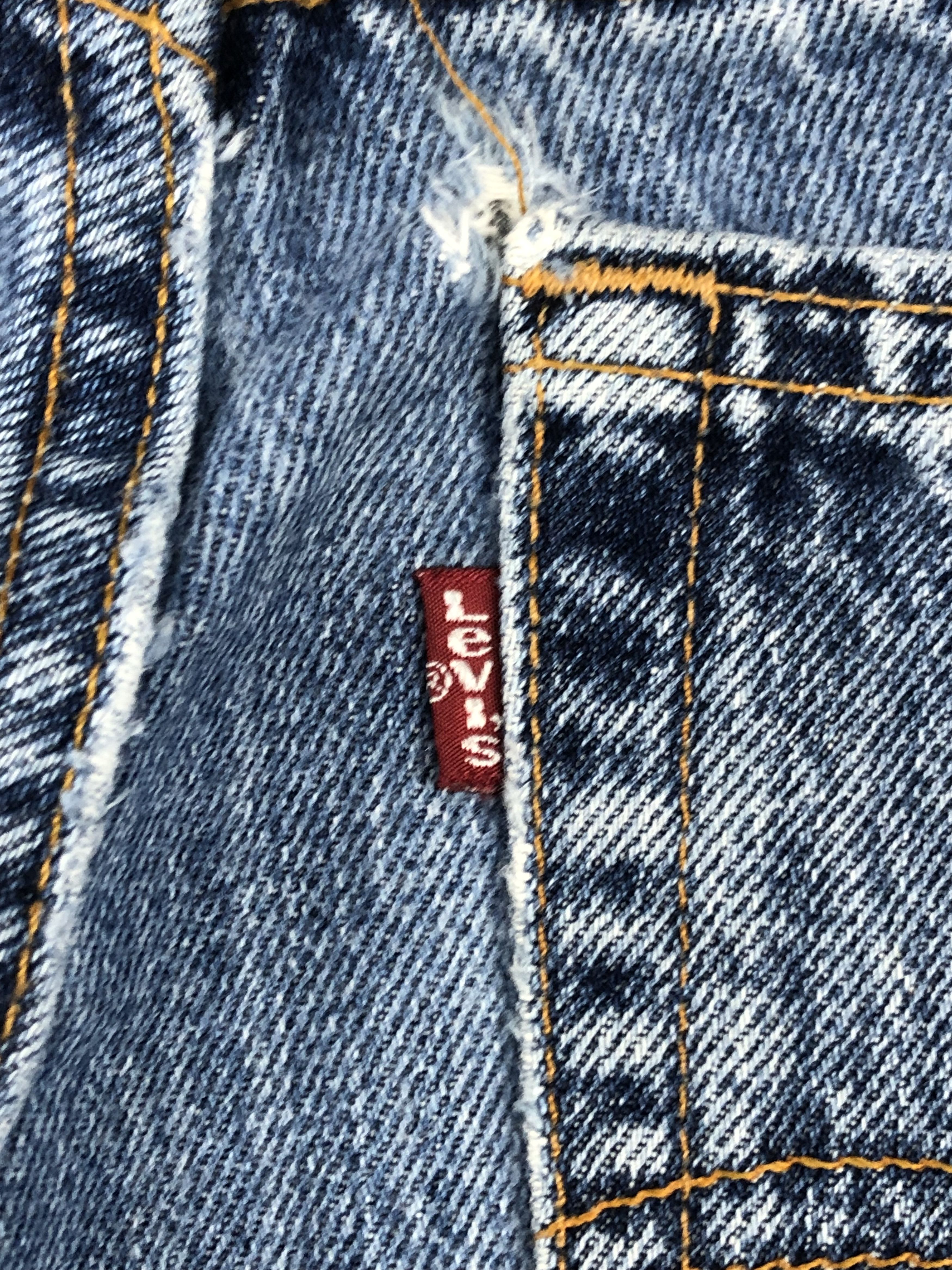 Levi's Vintage 90s Levis 550 Light Blue Jeans DP1682 Size US 31 - 6 Thumbnail