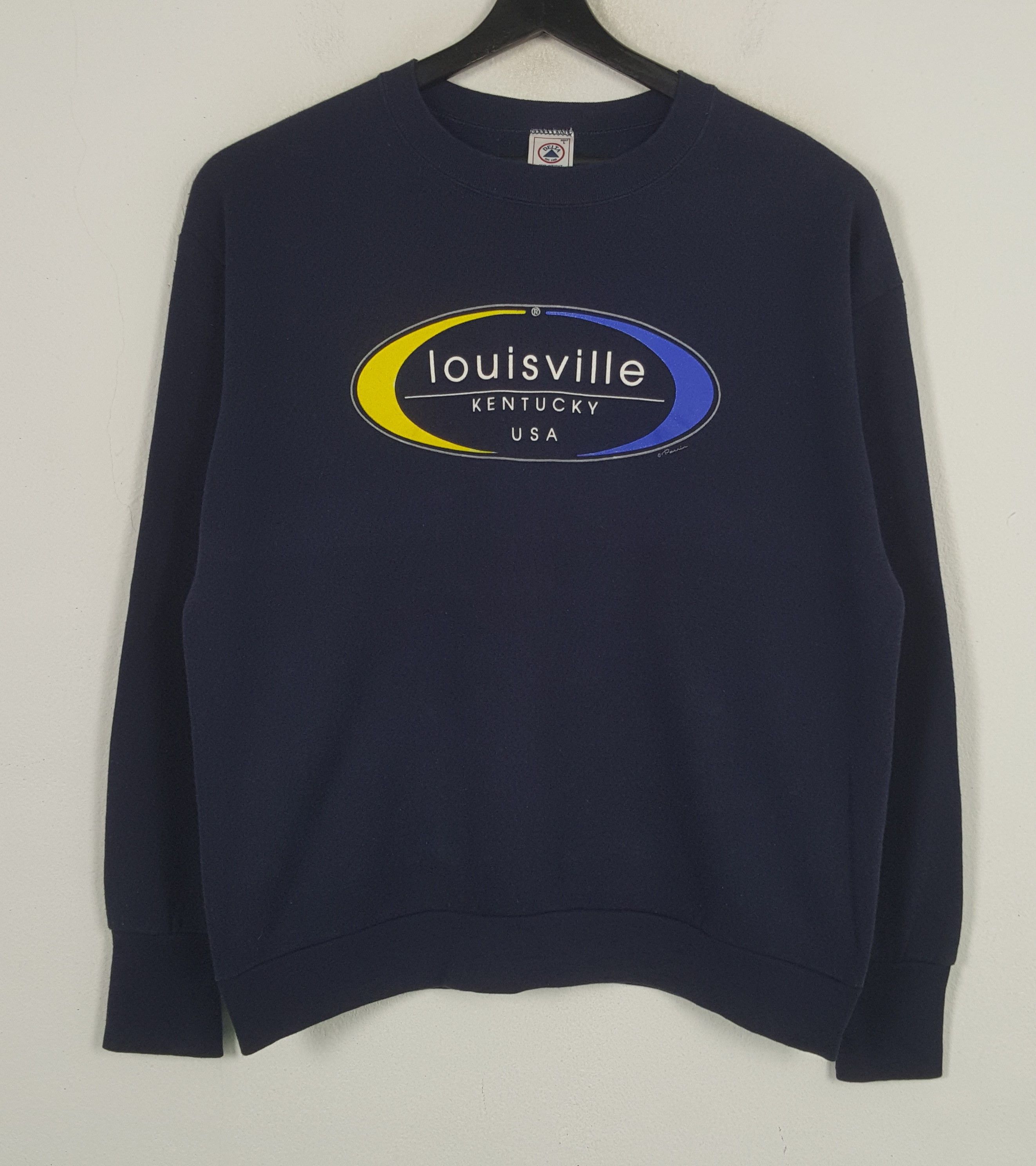 Vintage LOUISVILLE Kentucky USA Vintage Sweatshirt C286N5 Size US L / EU 52-54 / 3 - 1 Thumbnail