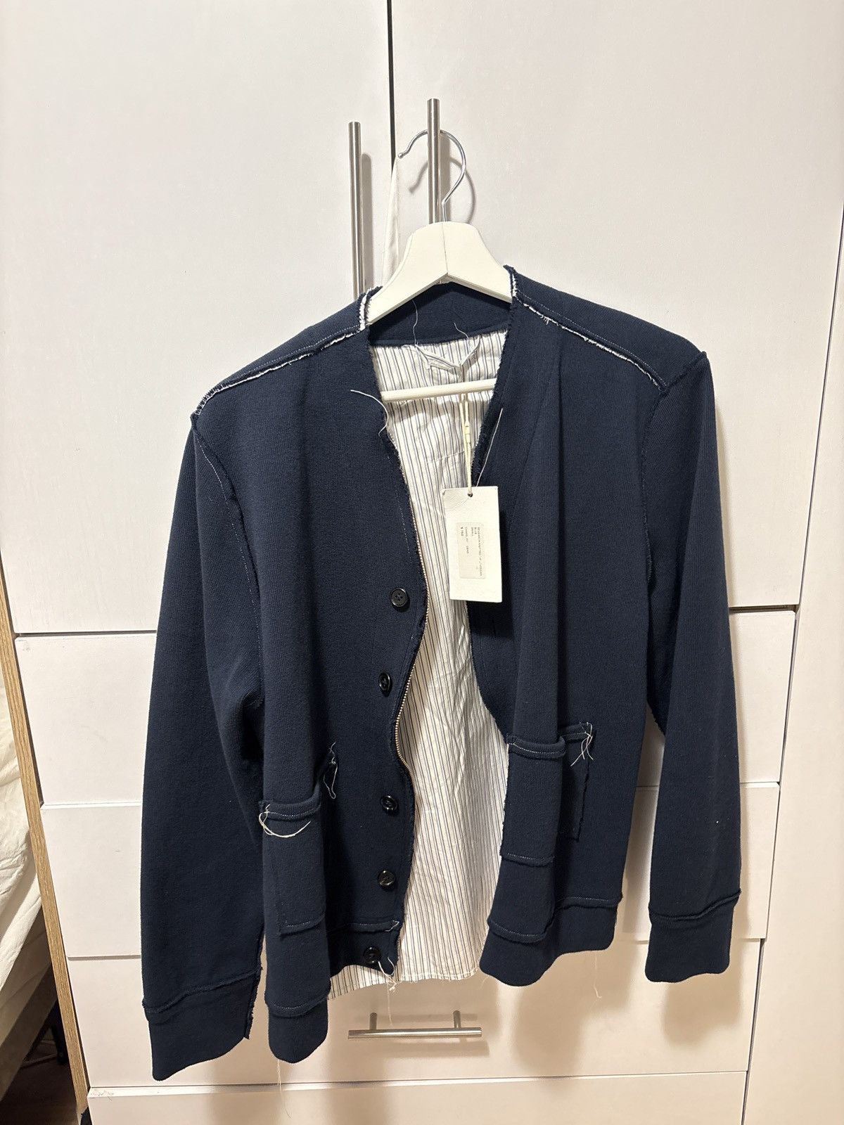 Camiel Fortgens CAMIEL FORTGENS Blue research knitted zip cardigan Size US M / EU 48-50 / 2 - 1 Thumbnail
