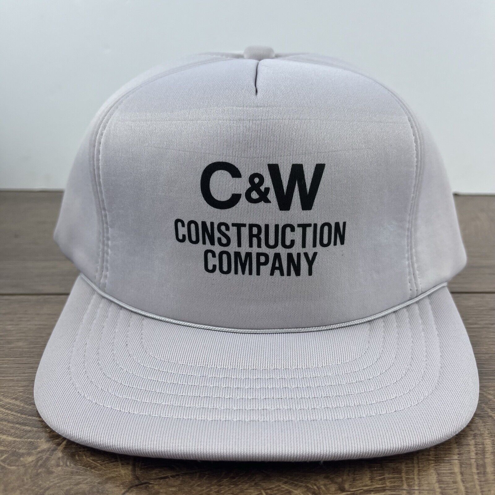 Other C&W Construction Company Hat Gray Cap Snapback Adjustable Gr Size ONE SIZE - 4 Thumbnail