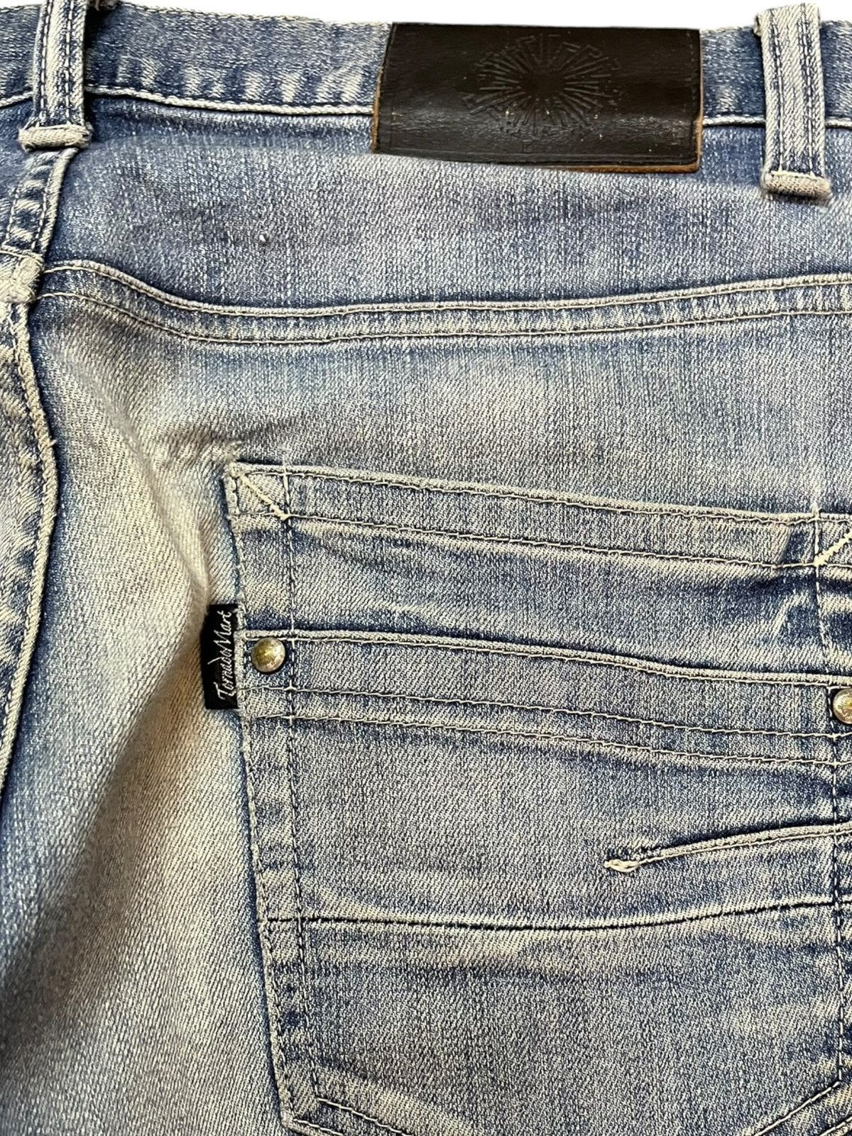 Tornado Mart Vintage Tornado Mart Skinny Mudwash Distressed Denim Size US 31 - 8 Thumbnail