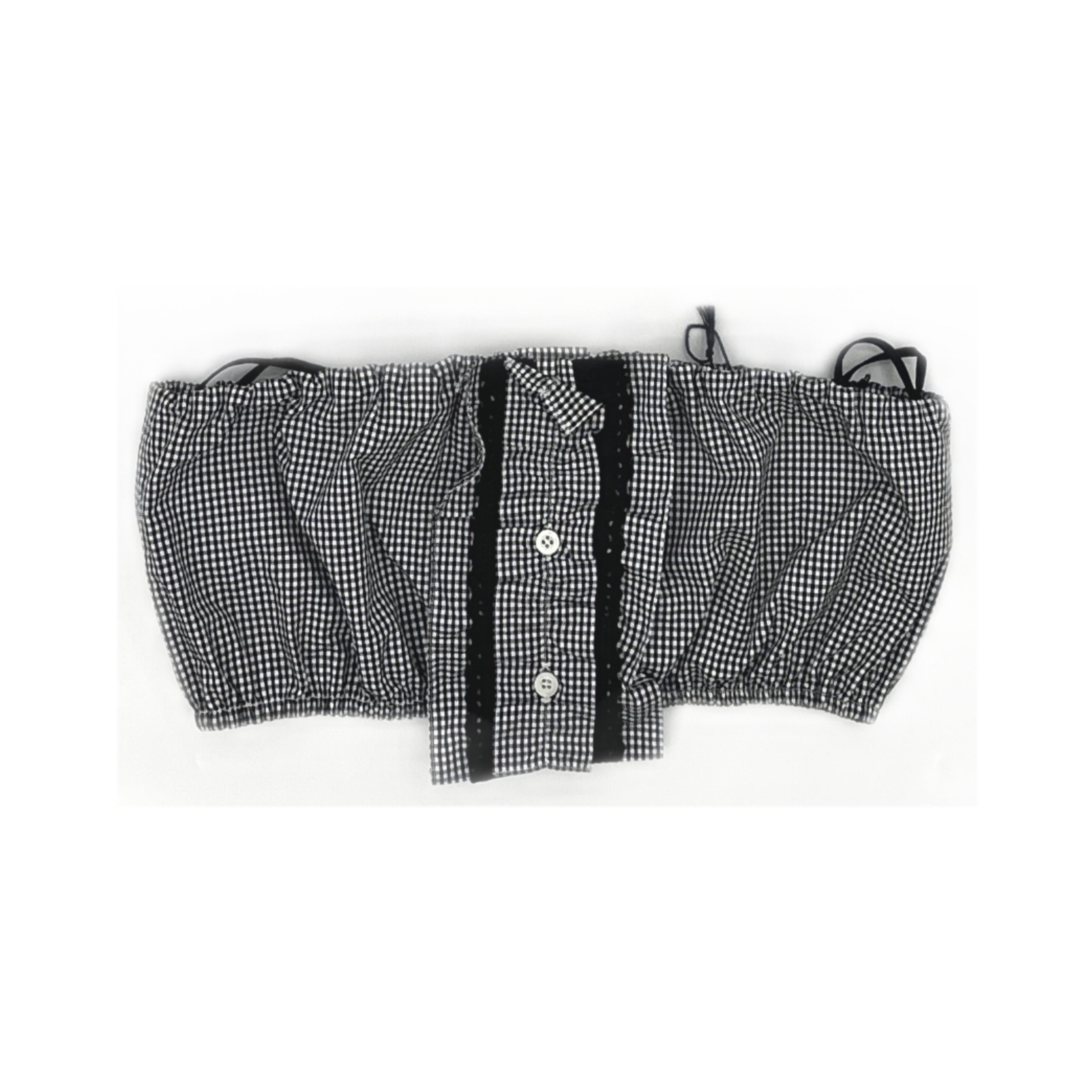 Prada Prada Gingham Check Tube Top Size 42 Size M / US 6-8 / IT 42-44 - 1 Thumbnail