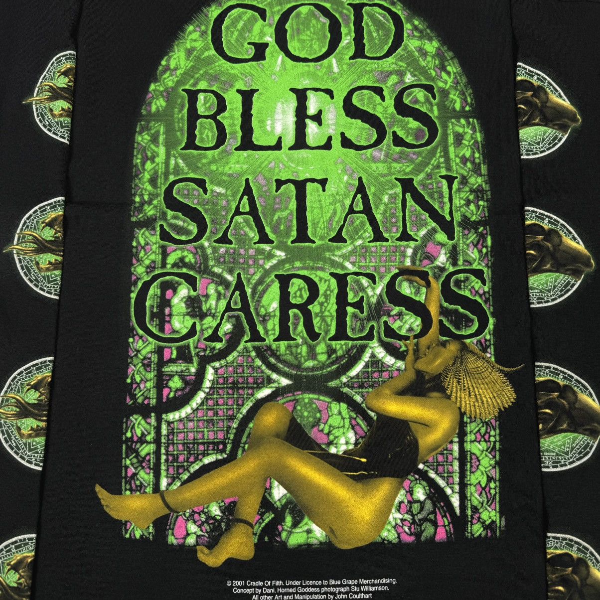 Band Tees Vintage 2001 Cradle Of Filth ‘Satan Caress’ Longsleeve Shirt Size US XL / EU 56 / 4 - 6 Thumbnail