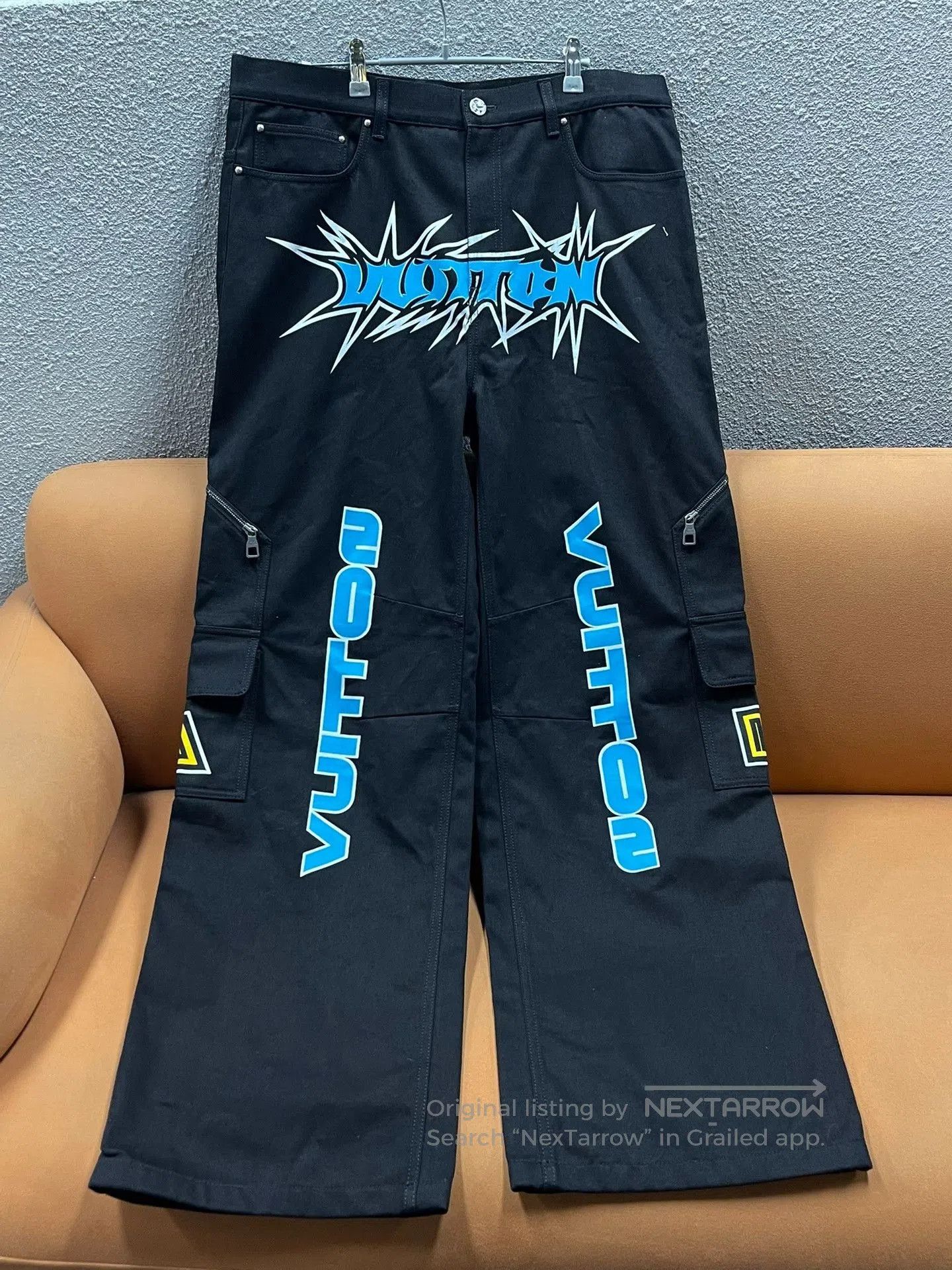 Louis Vuitton Louis Vuitton FW23 Graffiti Cargo Jeans. Size US 36 / EU 52 - 1 Thumbnail