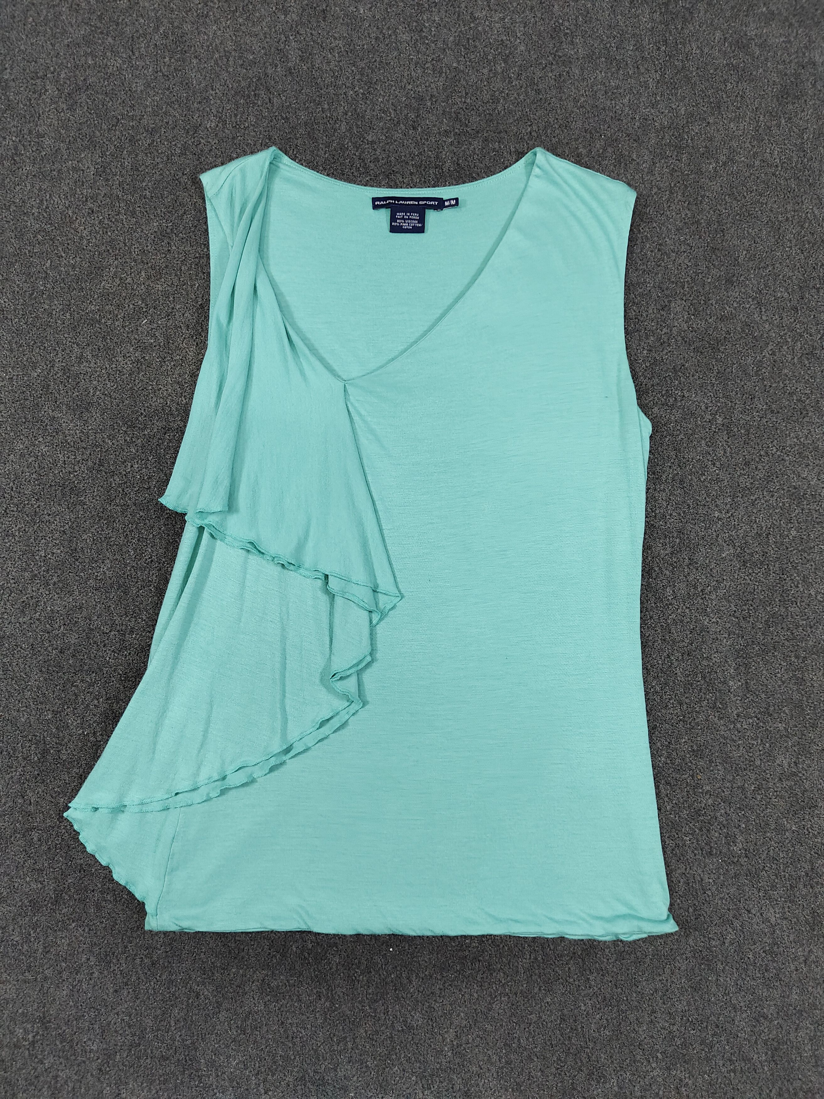 Ralph Lauren Ralph Lauren Sport- Viscose Ruffel Tank Tops Size M / US 6-8 / IT 42-44 - 5 Thumbnail