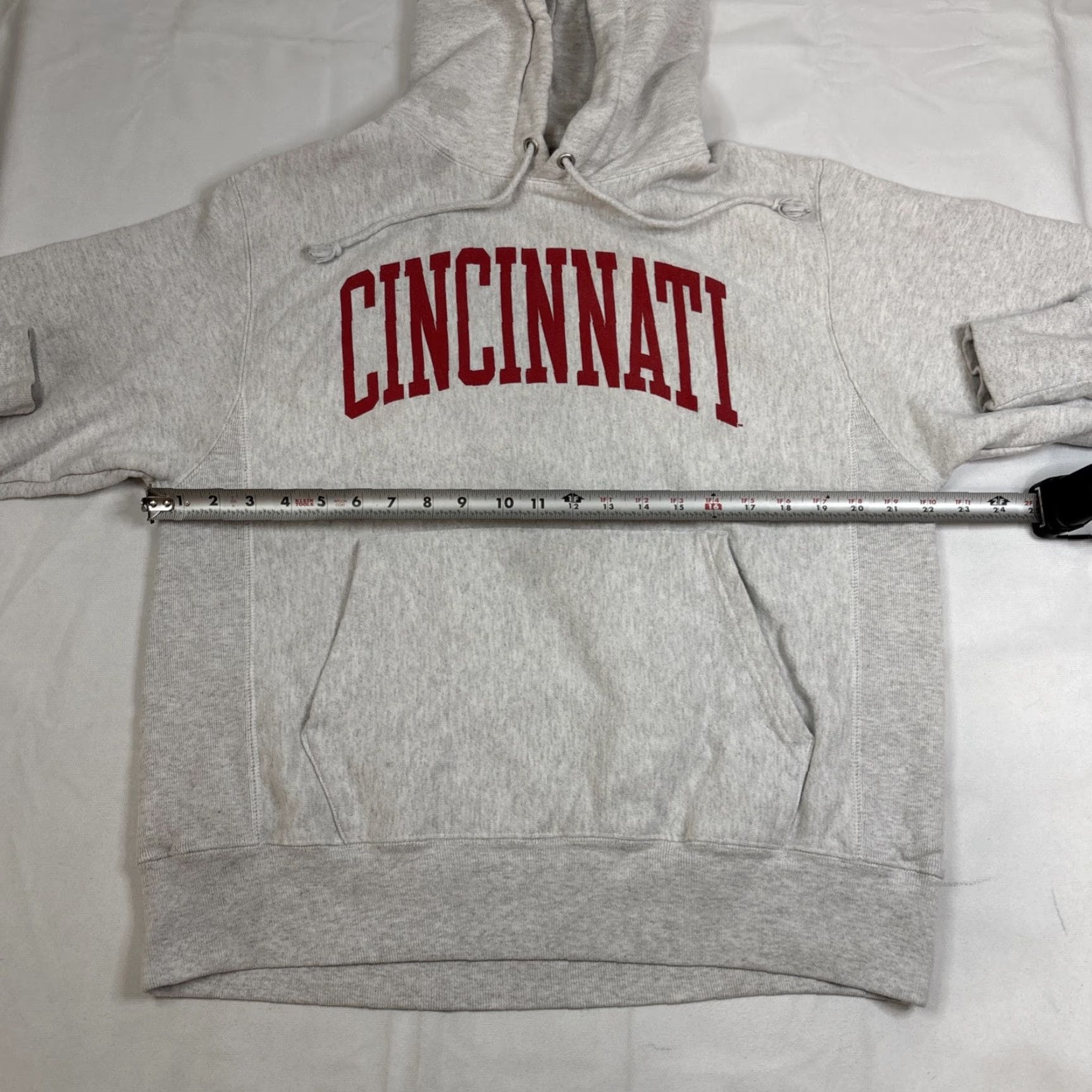 Champion VINTAGE Champion Reverse Weave Hoodie Men’s XL Gray Univ Cincinnati Bearcats Pullover Reversible Size US XL / EU 56 / 4 - 5 Thumbnail
