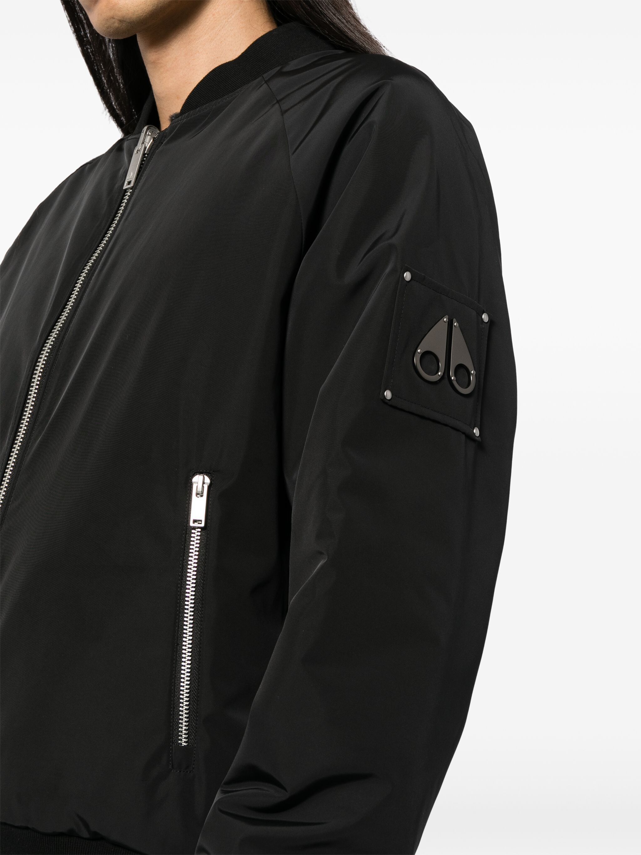 Moose Knuckles o1s22i1n1124 Bunny Reversible Bomber Jacket in Black Size US L / EU 52-54 / 3 - 5 Thumbnail