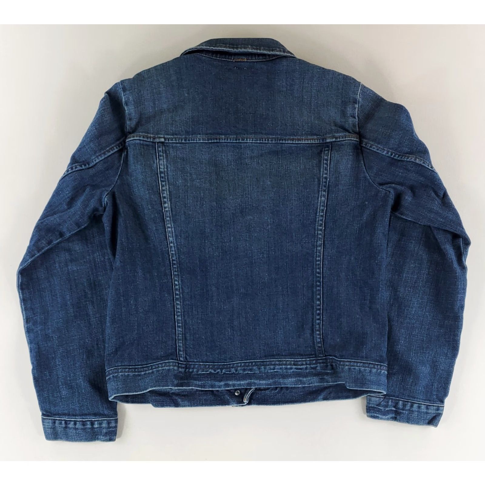 J.Crew VINTAGE J.CREW Jacket Denim Trucker Blue Long Sleeve Womens M BLUE Trucker Jacket Women M Size M / US 6-8 / IT 42-44 - 4 Thumbnail