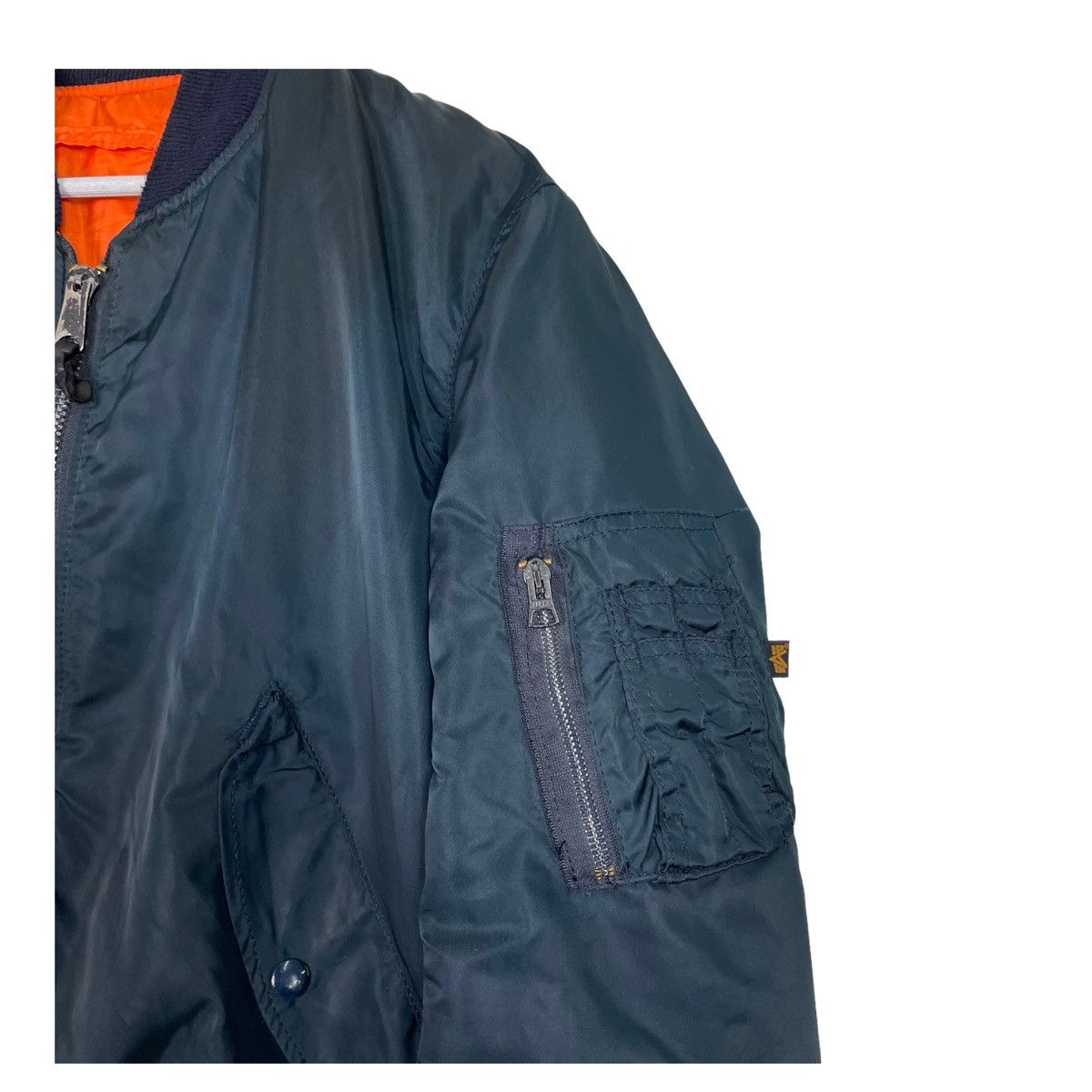 Alpha Industries × Vintage 💥ALPHA INDUSTRIES MA 1 FLIGHT RIOT BOMBER Size US L / EU 52-54 / 3 - 5 Thumbnail