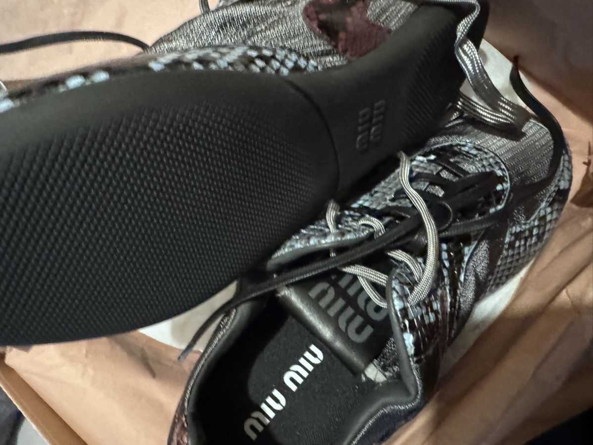 Miu Miu Miu miu Gymnasium Technical Fabric and Suede Sneakers Size US 8 / IT 38 - 5 Thumbnail