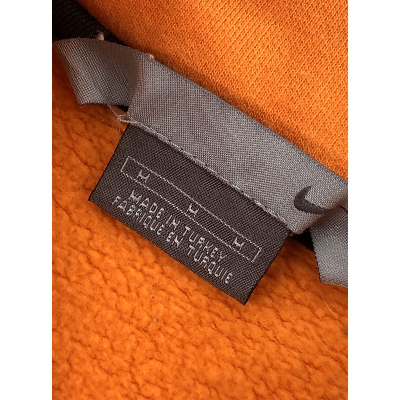 Nike VINTAGE Nike Sweatshirt Mens Medium Orange 1/4 Zip Pullover Sweater Spellout Mens Regular Solid 90s Sports Size US M / EU 48-50 / 2 - 4 Thumbnail
