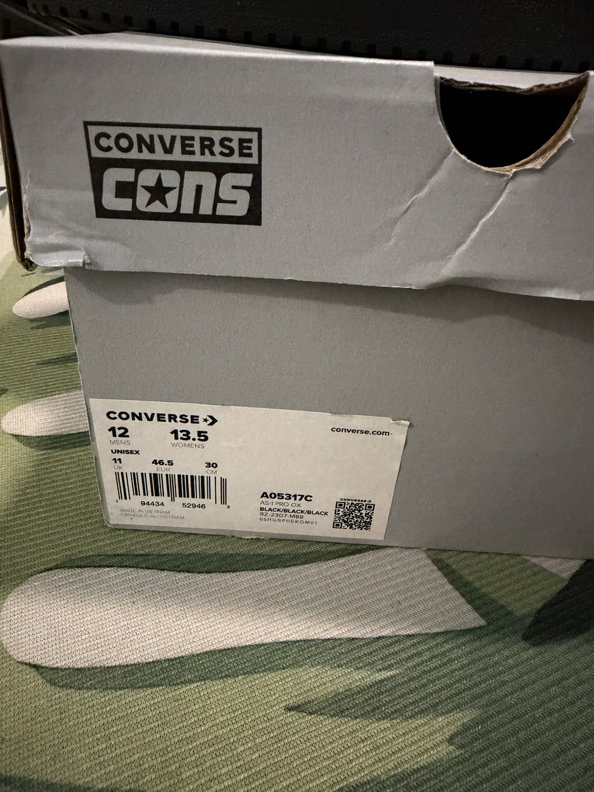 Converse Converse AS-1 PRO OX Triple Black Size 12 Size US 12 / EU 45 - 8 Thumbnail
