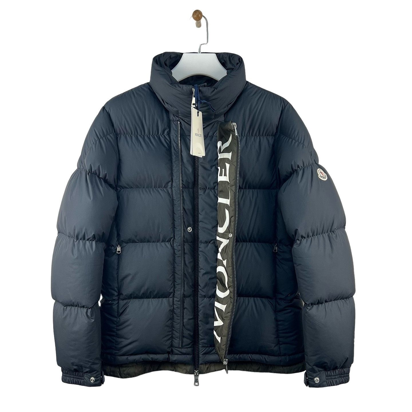 Moncler MONCLER CEZANNE GIUBOTTO GREY WOOL GOOSE DOWN JACKET SZ. 4