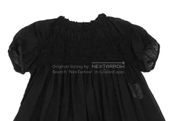 Comme des Garcons Comme des Garcons Black vintage lace puff-sleeve dress Size S / US 4 / IT 40 - 4 Thumbnail