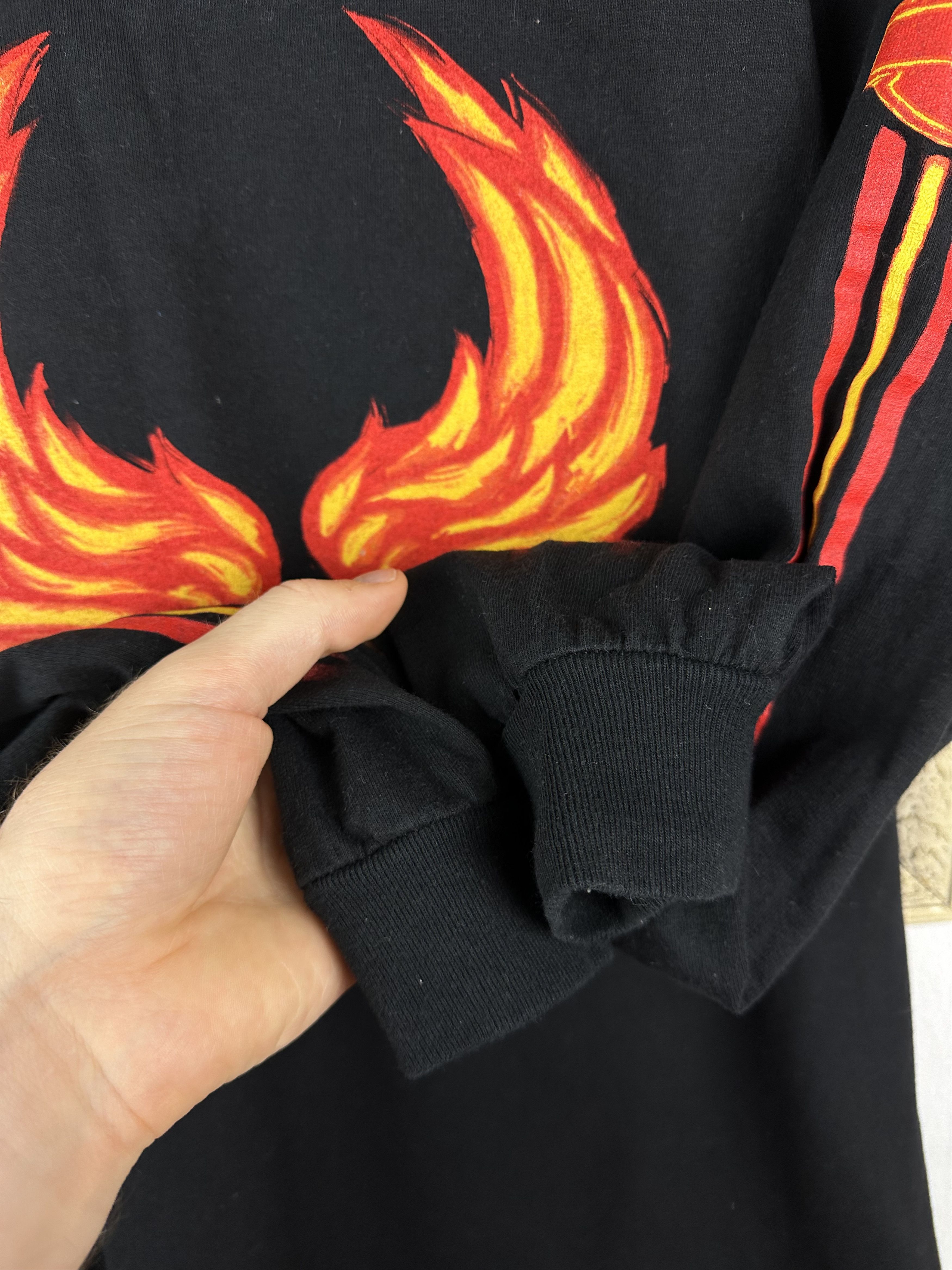 Harley Davidson Vintage Harley Davidson Abura Shirt Eagle Fire Long Sleeve Size M / US 6-8 / IT 42-44 - 9 Thumbnail