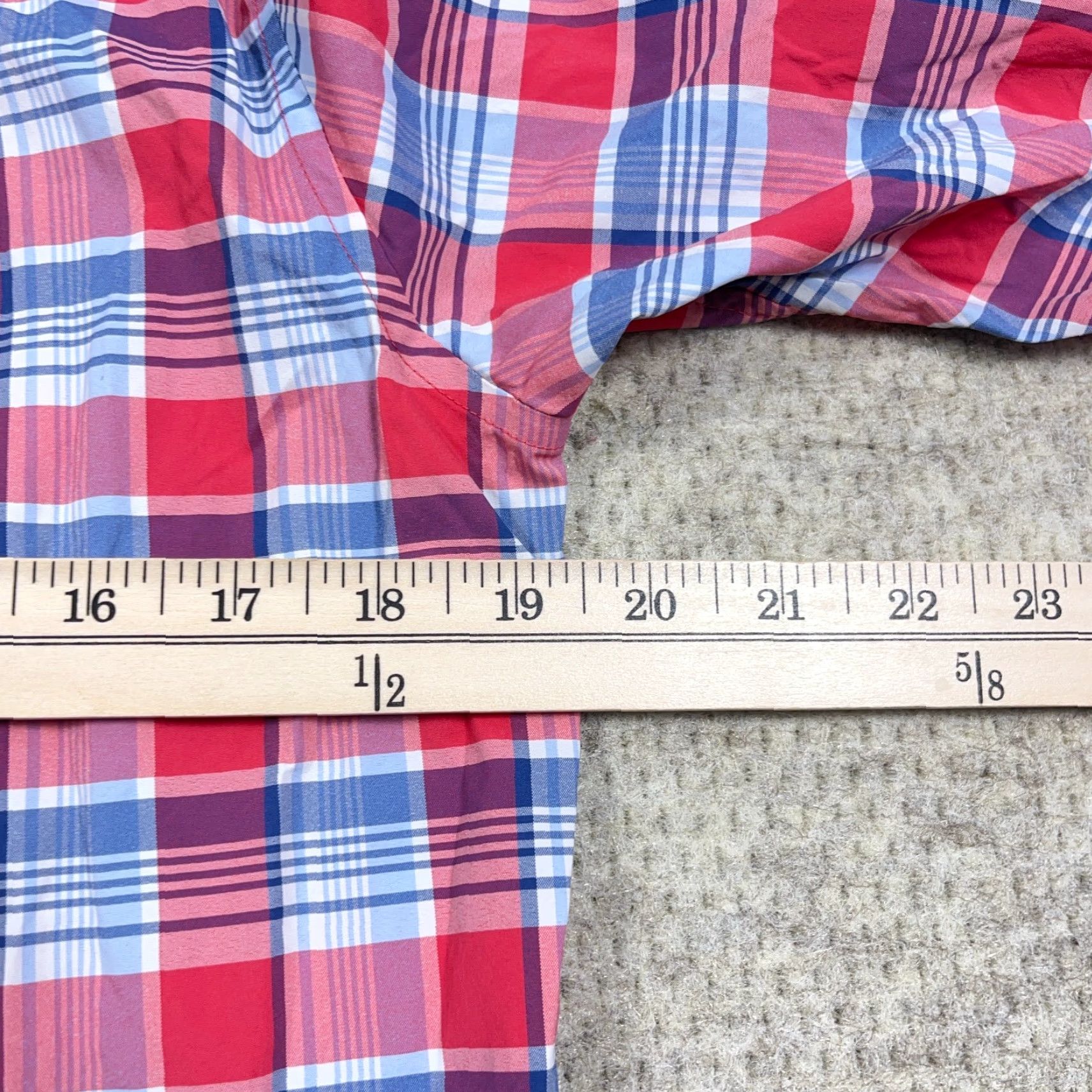 Vineyard Vines Vineyard Vines Shirt Men S Pink Plaid Button-Up On The Go Nylon TPC Boston Size US S / EU 44-46 / 1 - 7 Thumbnail