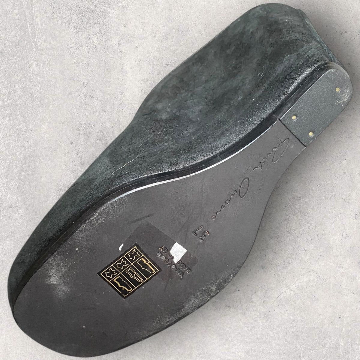 Rick Owens Blistered Leather Mule Clog Size US 7 / IT 37 - 5 Thumbnail