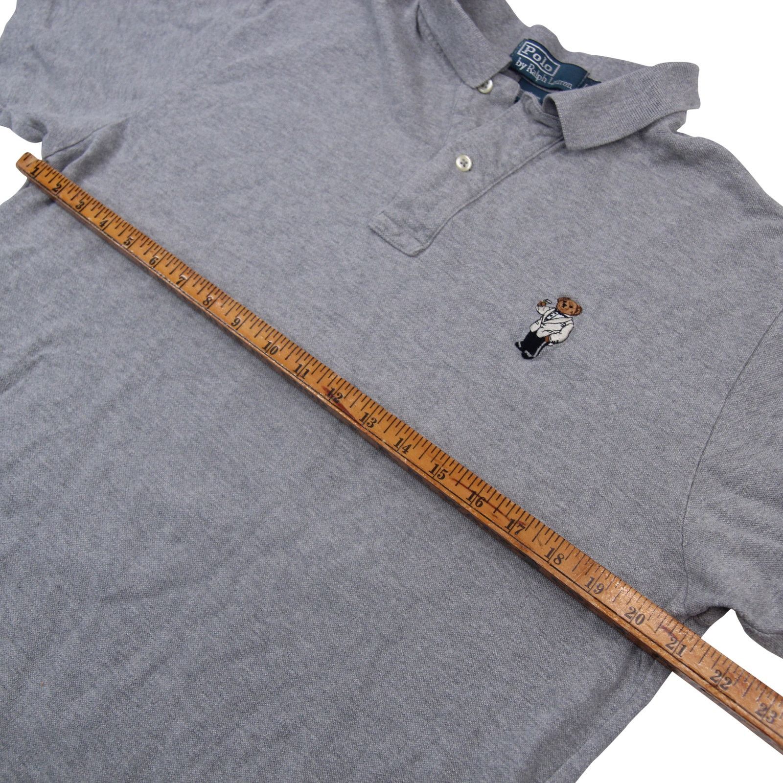 Polo Ralph Lauren × Vintage Vintage Polo Ralph Lauren Martini Polo Bear Polo Shirt Size US L / EU 52-54 / 3 - 4 Thumbnail