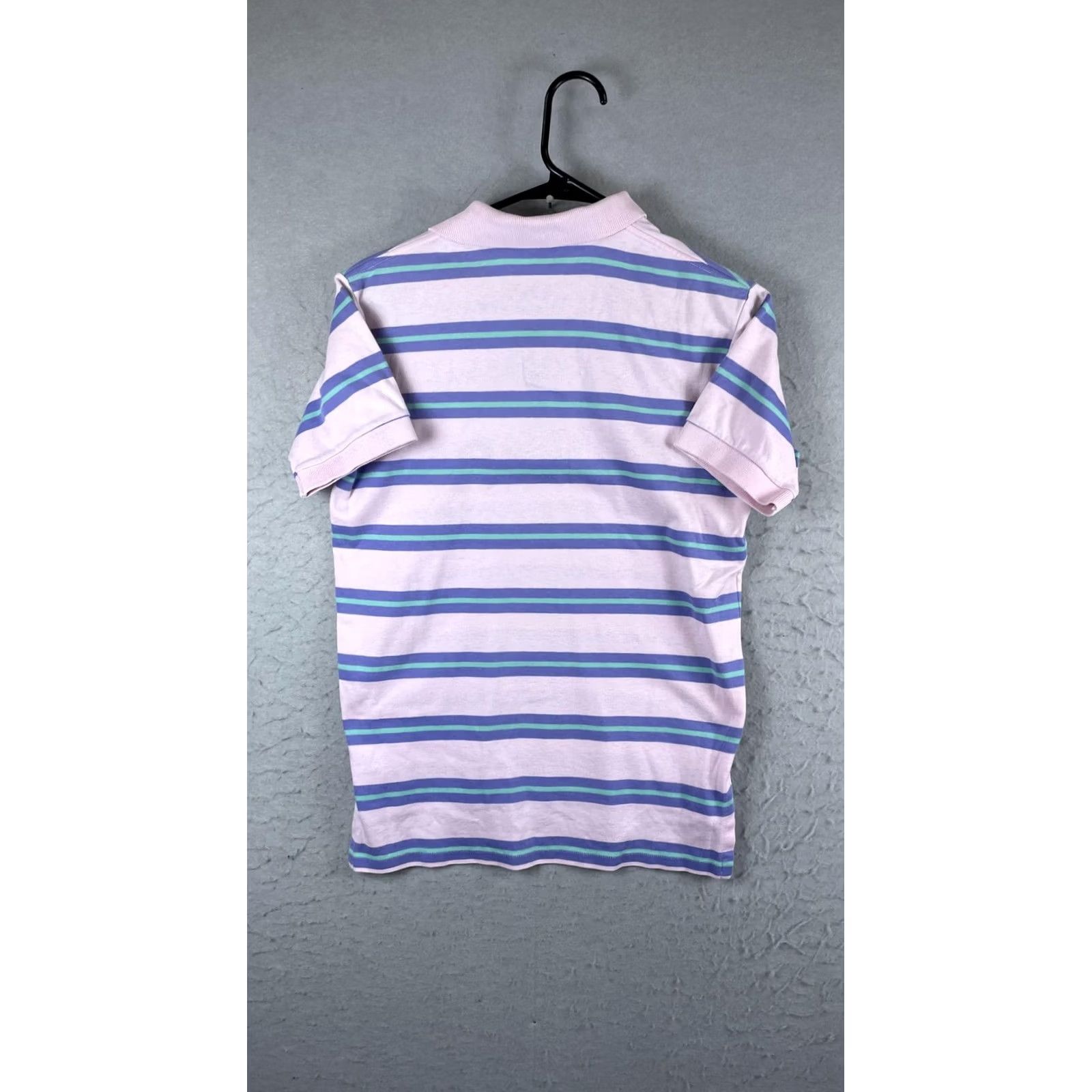 Polo Ralph Lauren Polo Ralph Lauren Polo Shirt Mens M Pink Stripe Short Sleeve Pony Logo Golf Shirt Size US M / EU 48-50 / 2 - 6 Thumbnail