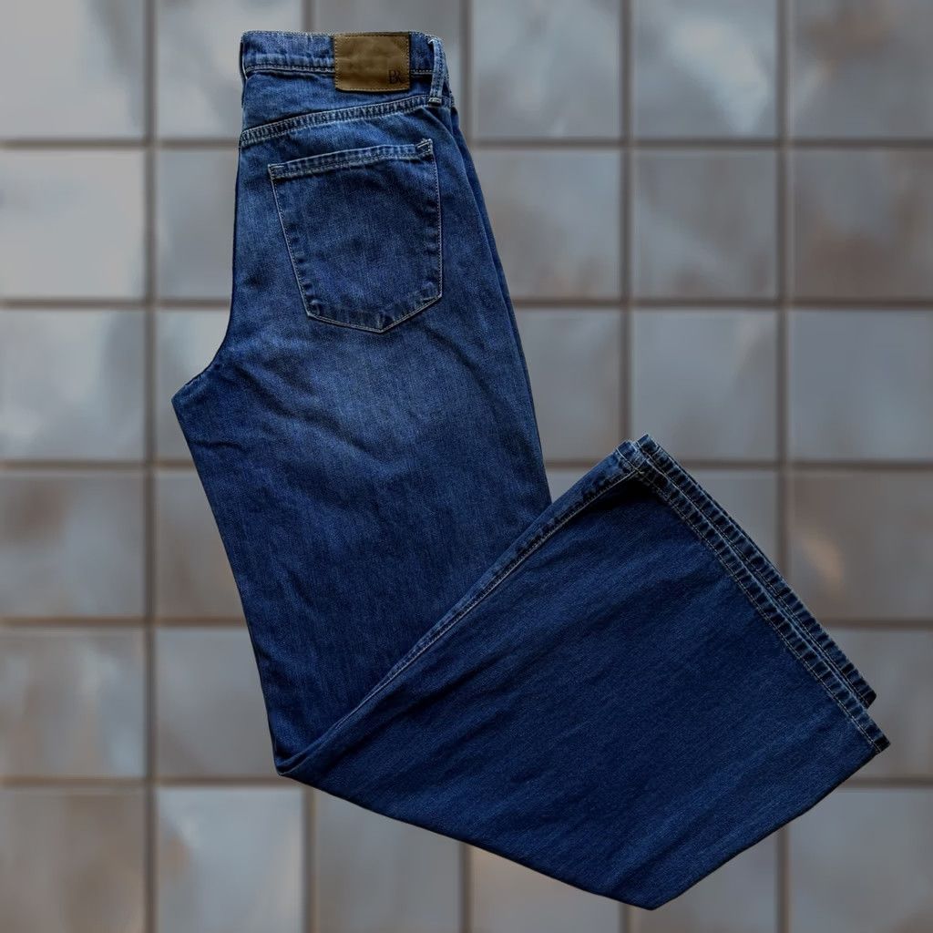 Banana Republic Banana Republic Jeans Women 30 Blue Puddle Bell Bottom Wide Leg Glam 5-Pocket Denim, High Rise, Slim? Wait, no. Size 30" / US 8 / IT 44 - 1 Thumbnail