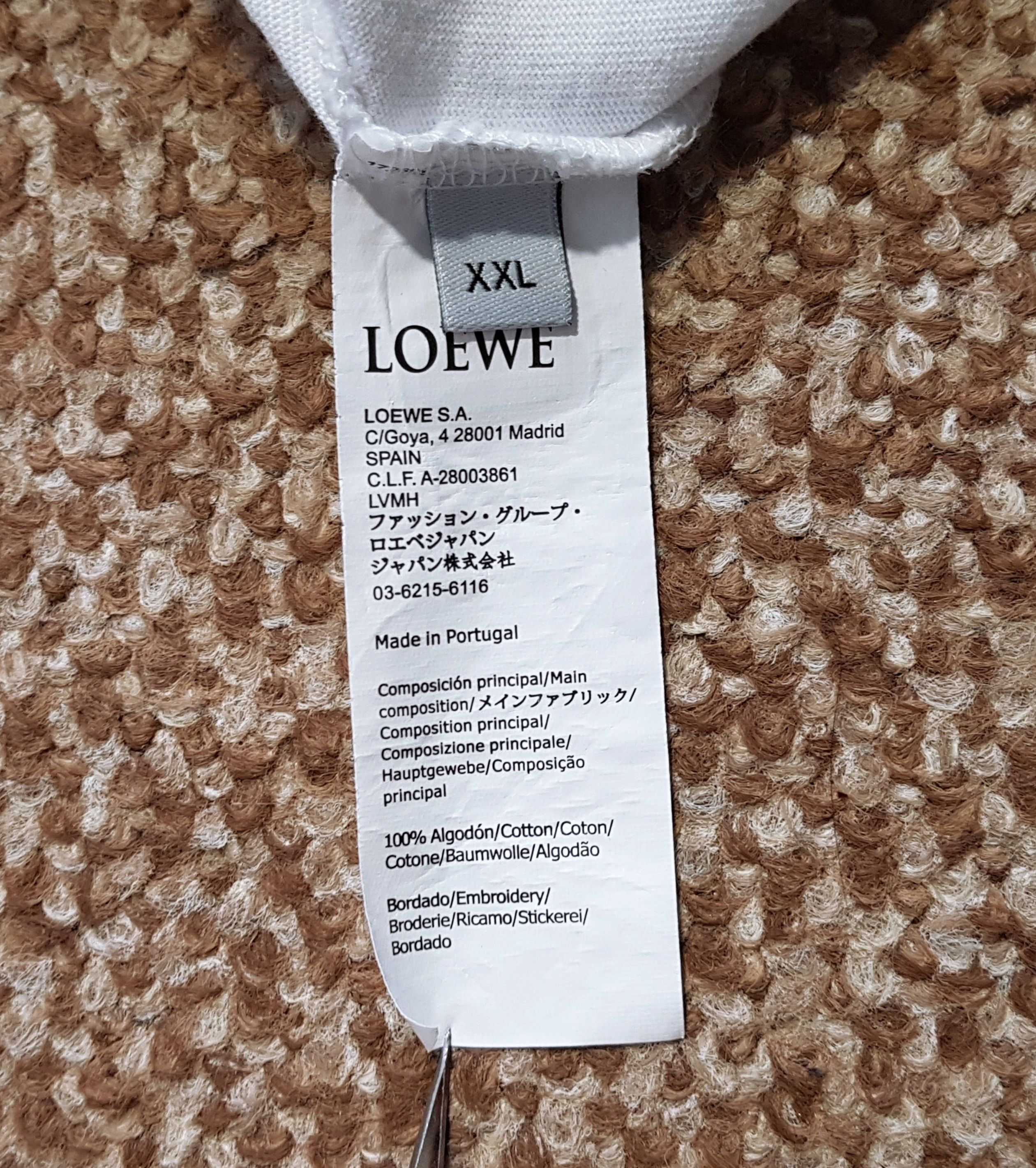 Loewe Loewe Anagram Logo T Shirt White sz L Size US L / EU 52-54 / 3 - 9 Thumbnail