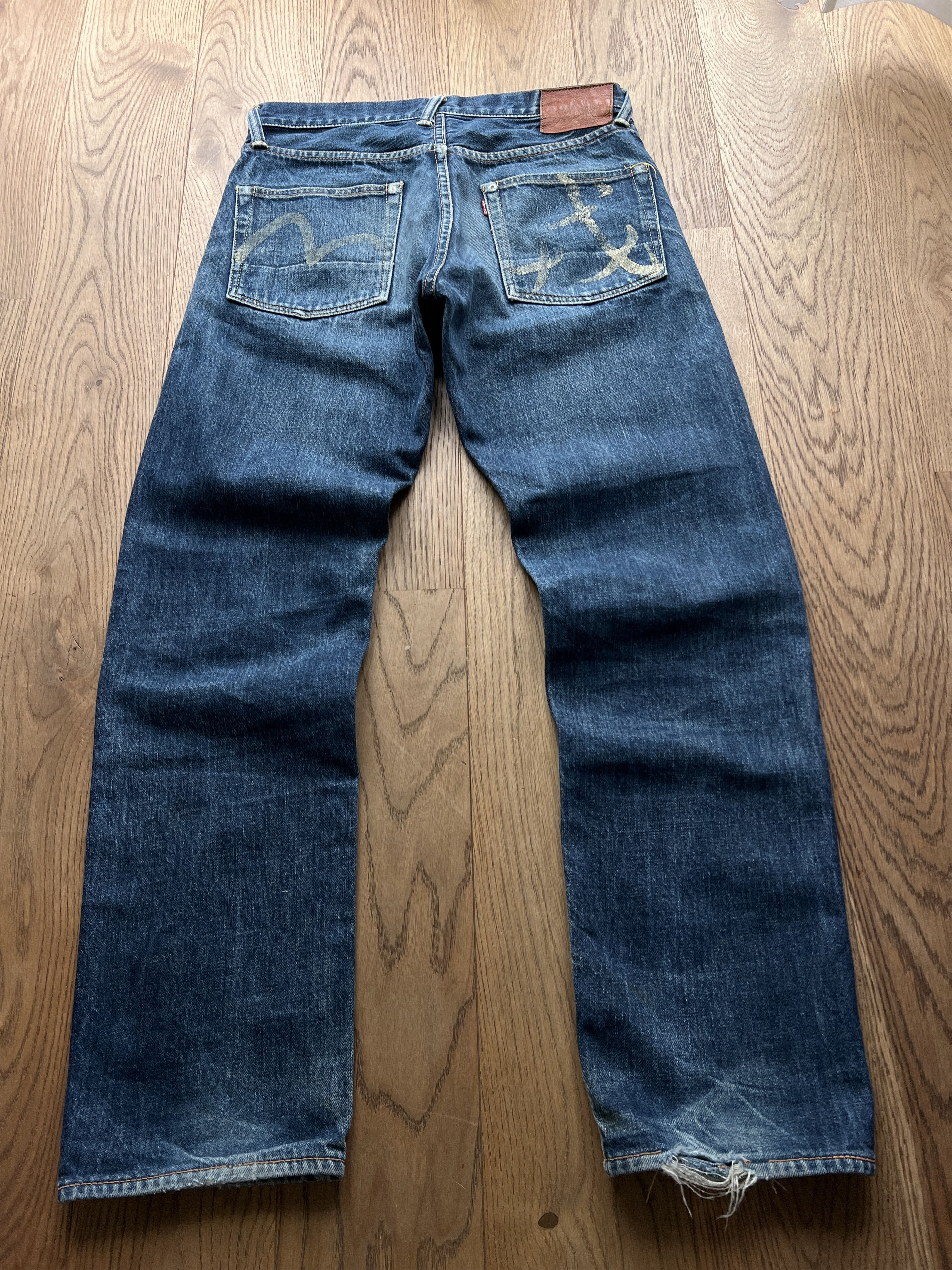 Evisu Rare Evisu selvage vintage lot 2001 faded denim archive y2k Size US 30 / EU 46 - 22 Thumbnail