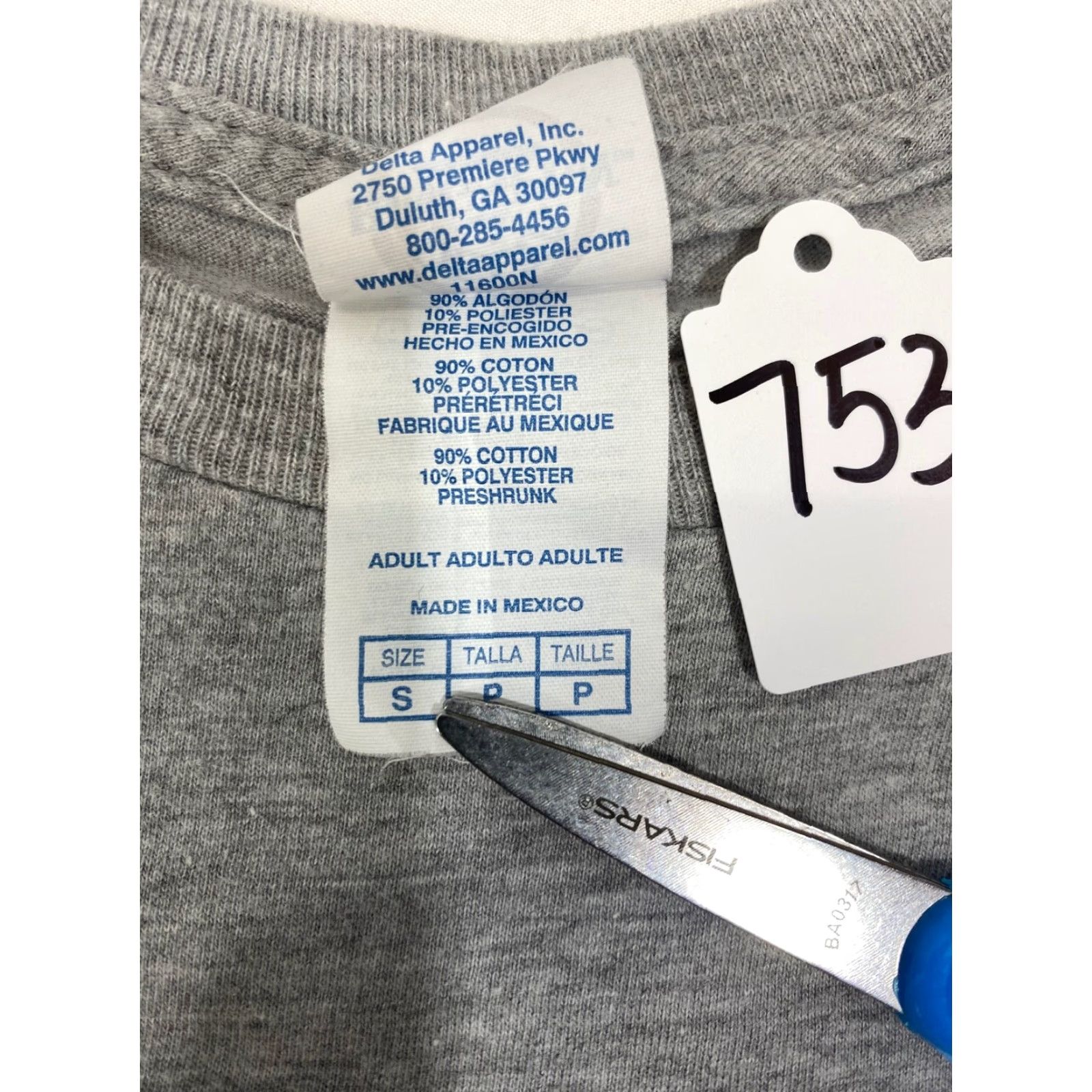 Vans VANS Off The Wall Gray Men's T-Shirt S Small Size Regular Crew Neck Short Sleeve California Logo Vintage No Size US S / EU 44-46 / 1 - 6 Thumbnail