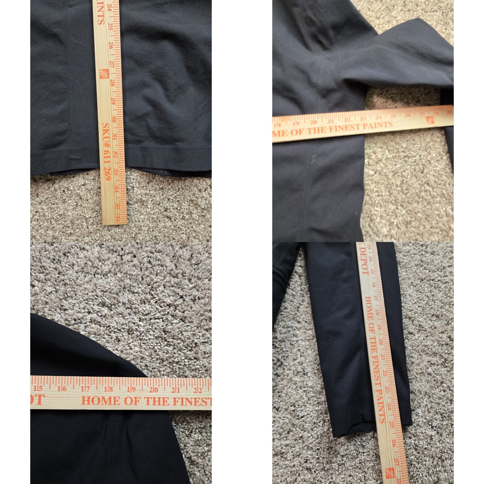 Vintage Pashko Blazer Mens XL Black Unstructured Cotton Stretch Pockets Two-Button Front Notch Lapel Single-Breasted Regular Fit Size 46R - 9 Thumbnail