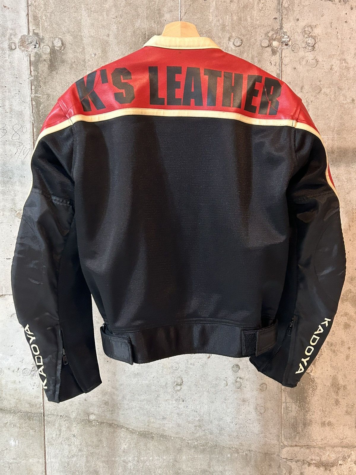 Kadoya Kadoya Red / Black Leather Motorcycle Jacket Size US S / EU 44-46 / 1 - 2 Thumbnail