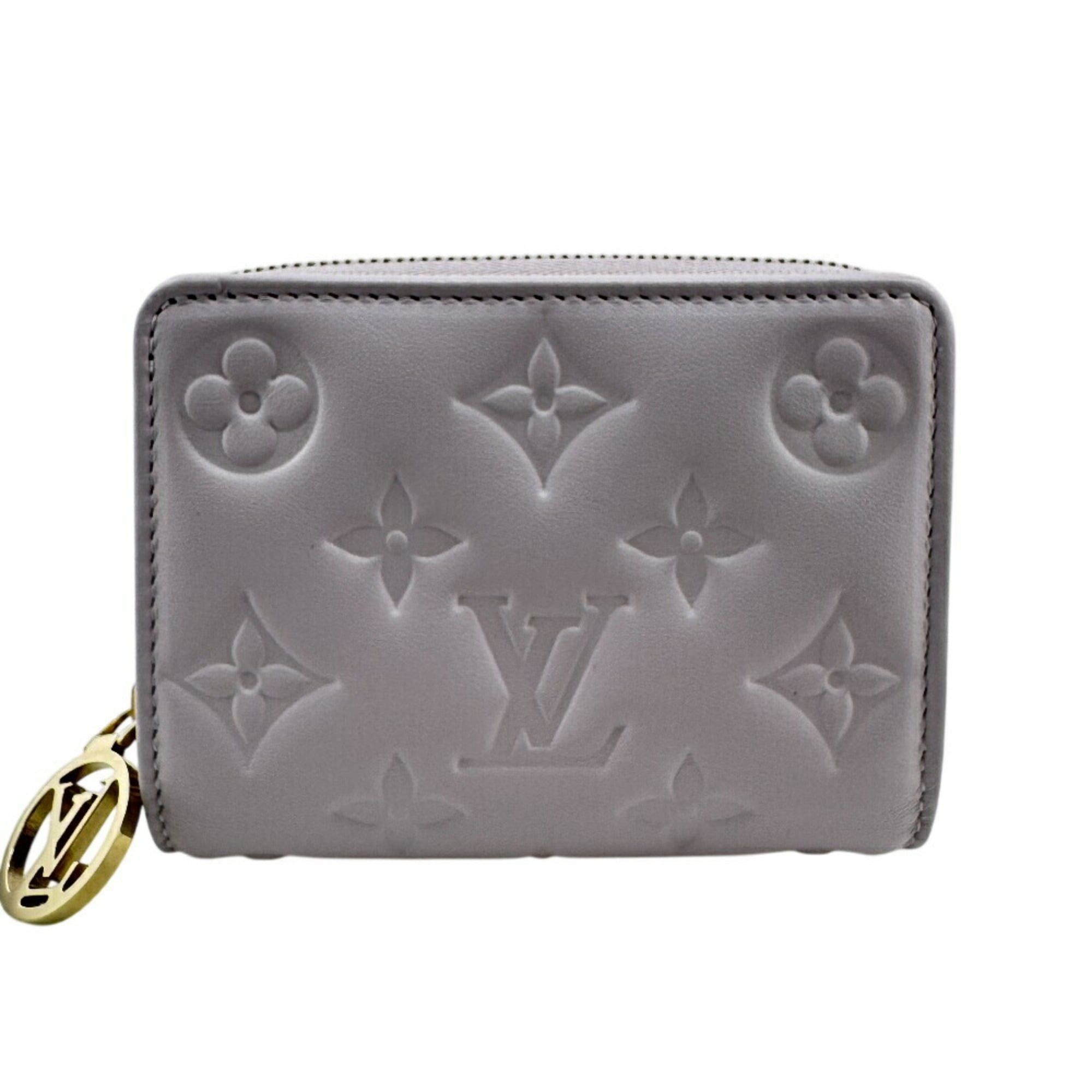 Louis Vuitton LOUIS VUITTON M25705 Portefeuille Lou Compact Wallet Monogram Bifold Purple Women's Size ONE SIZE - 1 Thumbnail