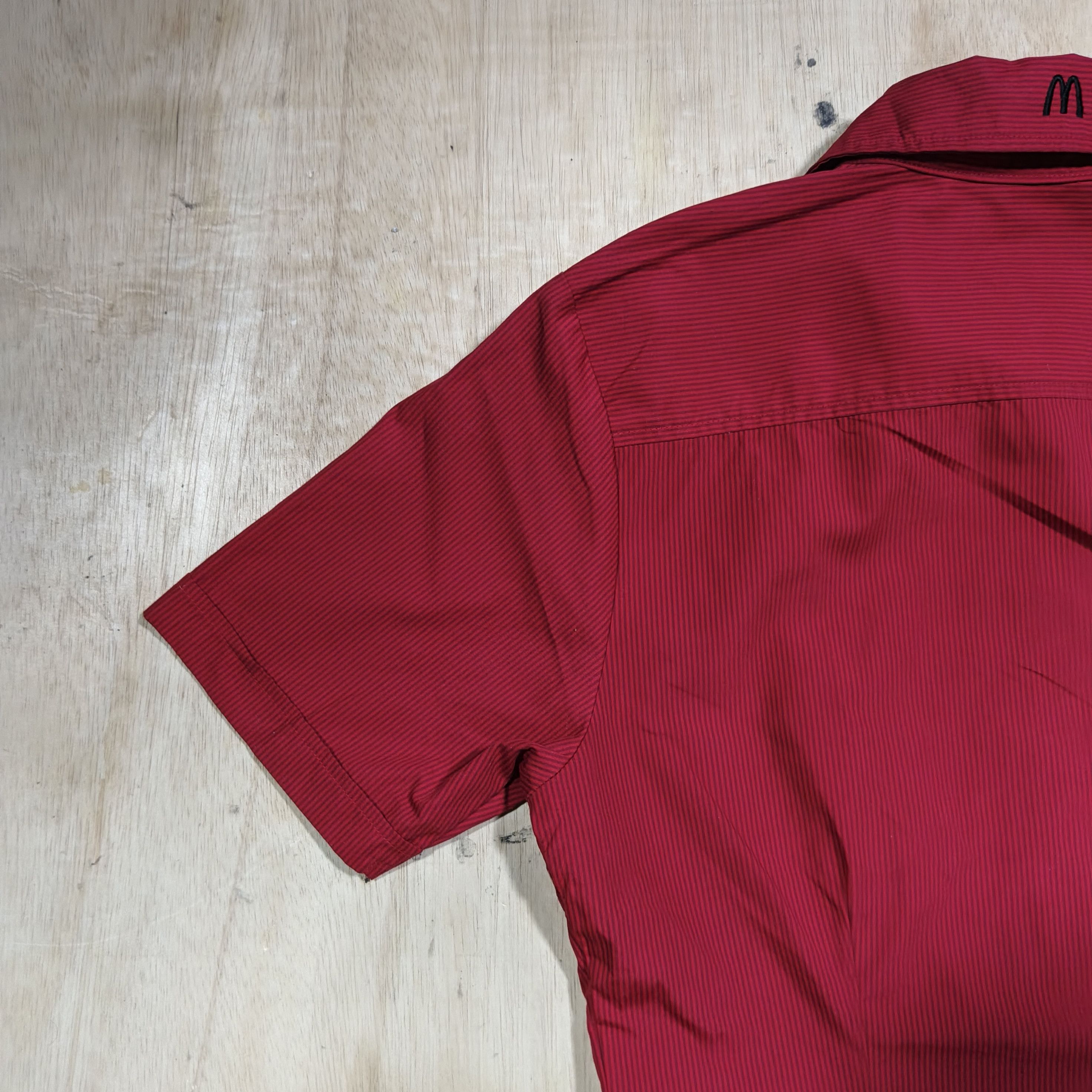 Other McDonald's Apparel Collection Red Pinstripe Uniform Shirt Size L / US 10 / IT 46 - 9 Thumbnail