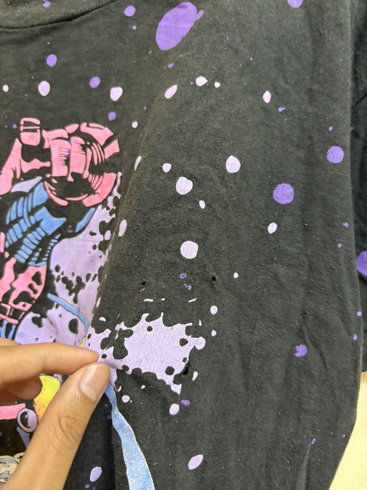 Marvel Comics Vintage 90s Rare Marvel Galactus Vs Silver Surfer AOP Tee Size US L / EU 52-54 / 3 - 16 Thumbnail
