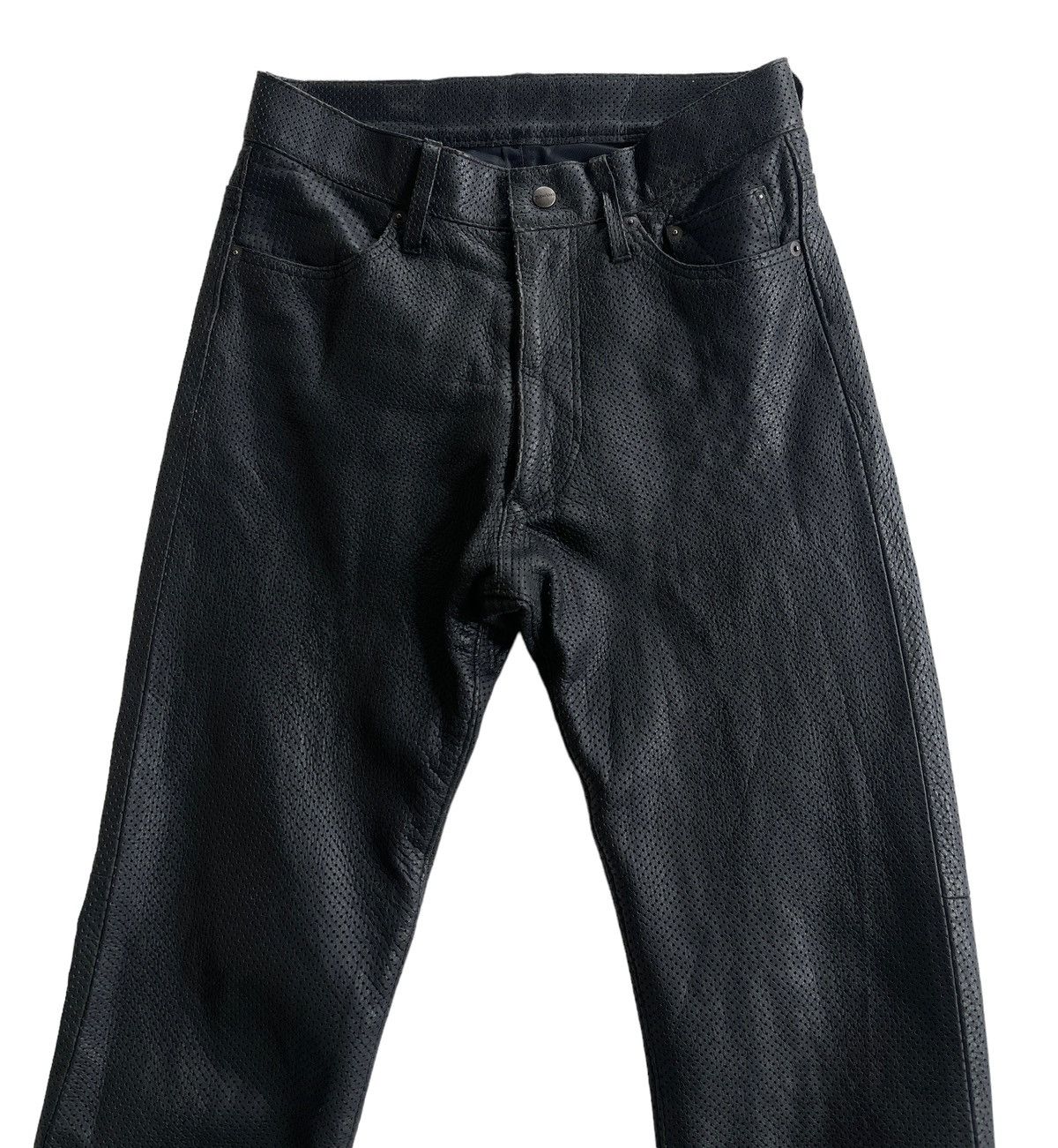 Fox Racing Vintage Kushitani Cowhide Leather Bikers Motorcycle Pants Size US 28 / EU 44 - 3 Thumbnail
