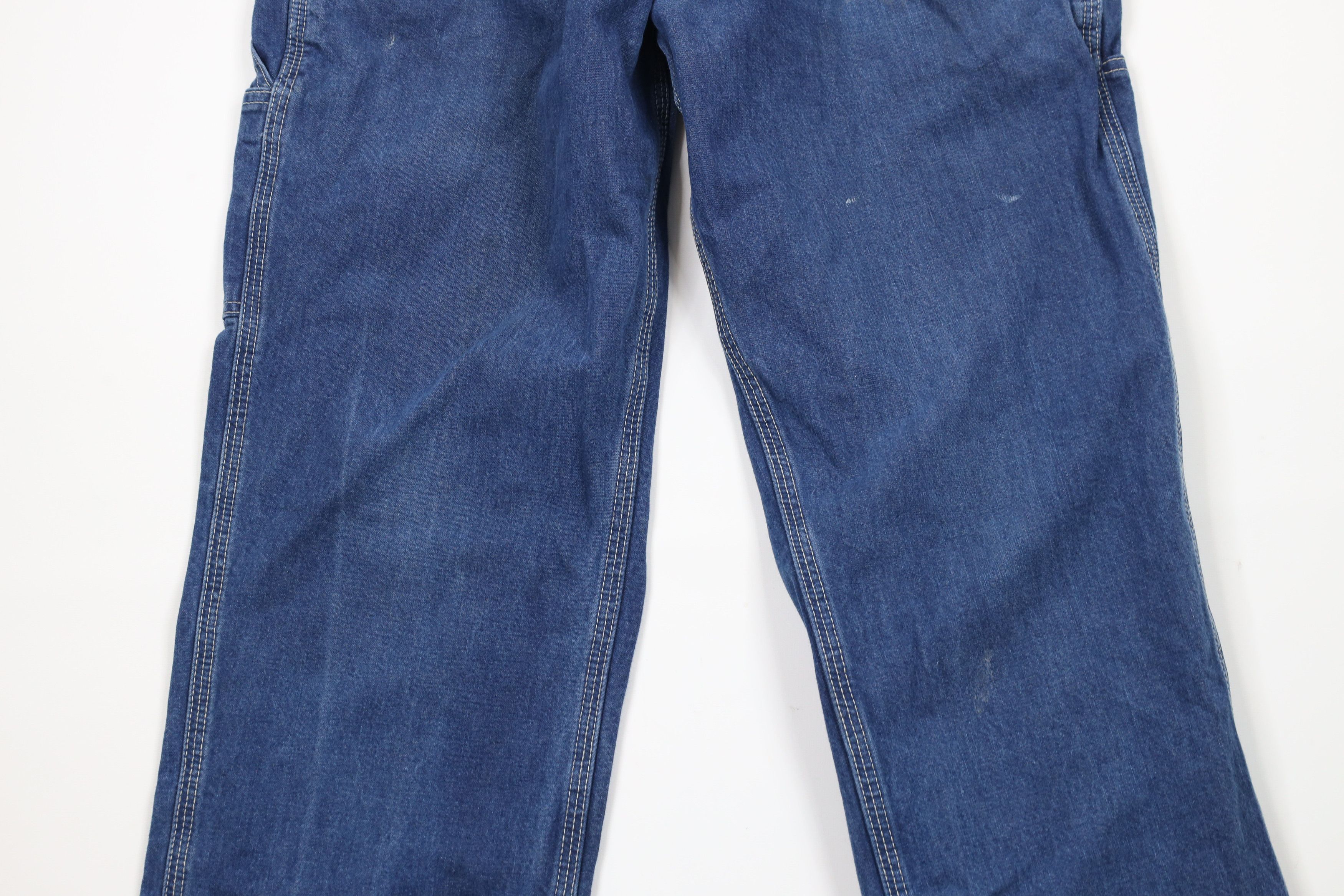 Carhartt × Vintage Vintage Carhartt FR Flame Resistant Wide Leg Dungaree Jeans Size US 34 / EU 50 - 3 Thumbnail