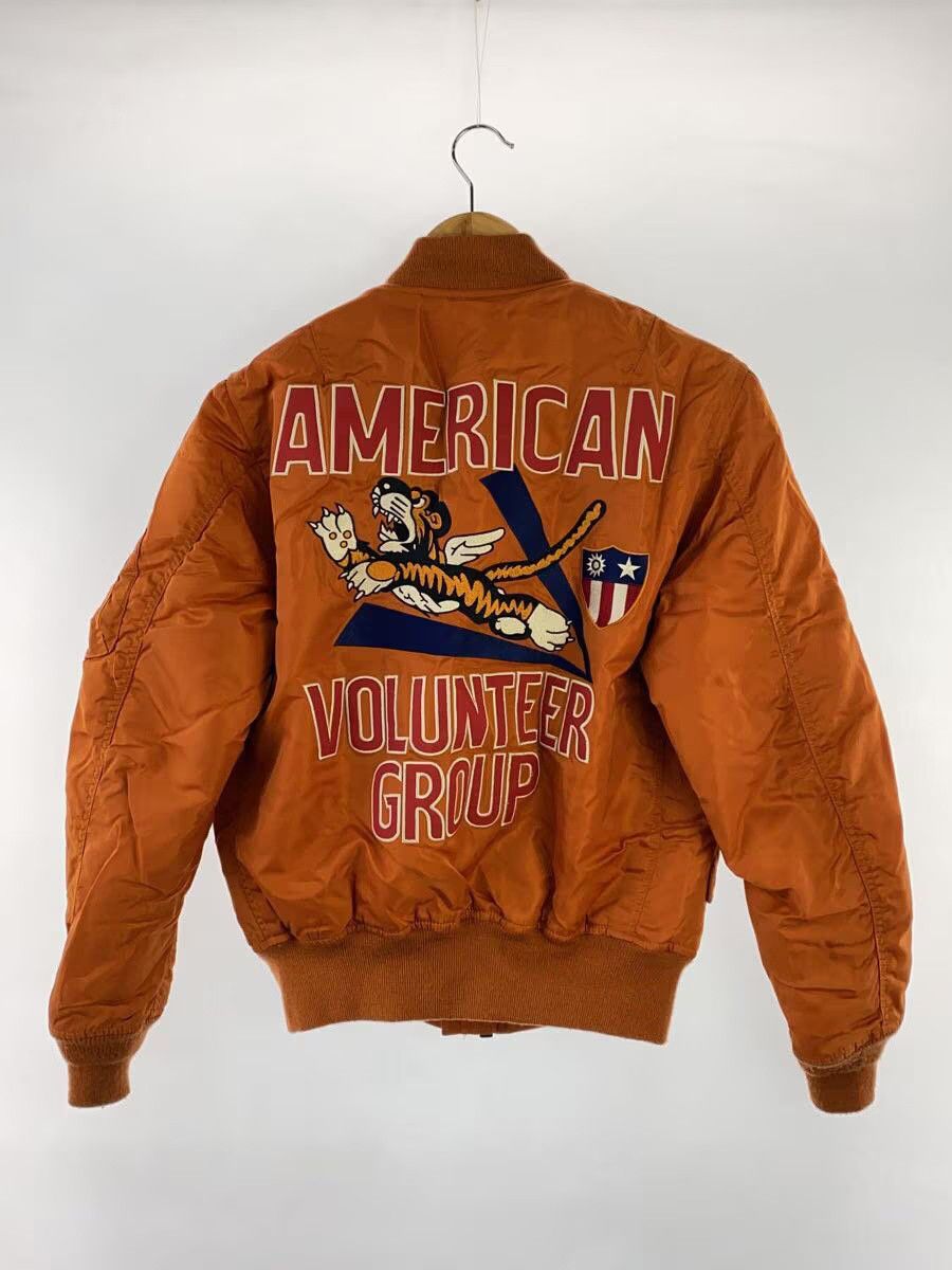 Avirex Avirex Nylon Flight Jacket Orange Size US M / EU 48-50 / 2 - 2 Thumbnail