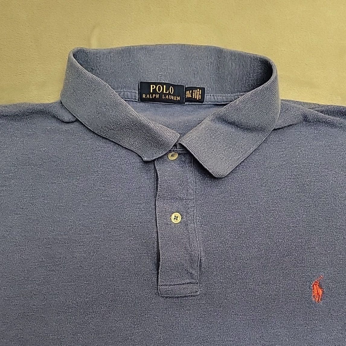 Polo Ralph Lauren Polo Ralph Lauren Shirt Mens 3XLT Blue 100% Cotton Red Pony Golf Casual Classic Shirt Mens 3XLT Blue Cotton Polo Size US XXL / EU 58 / 5 - 4 Thumbnail