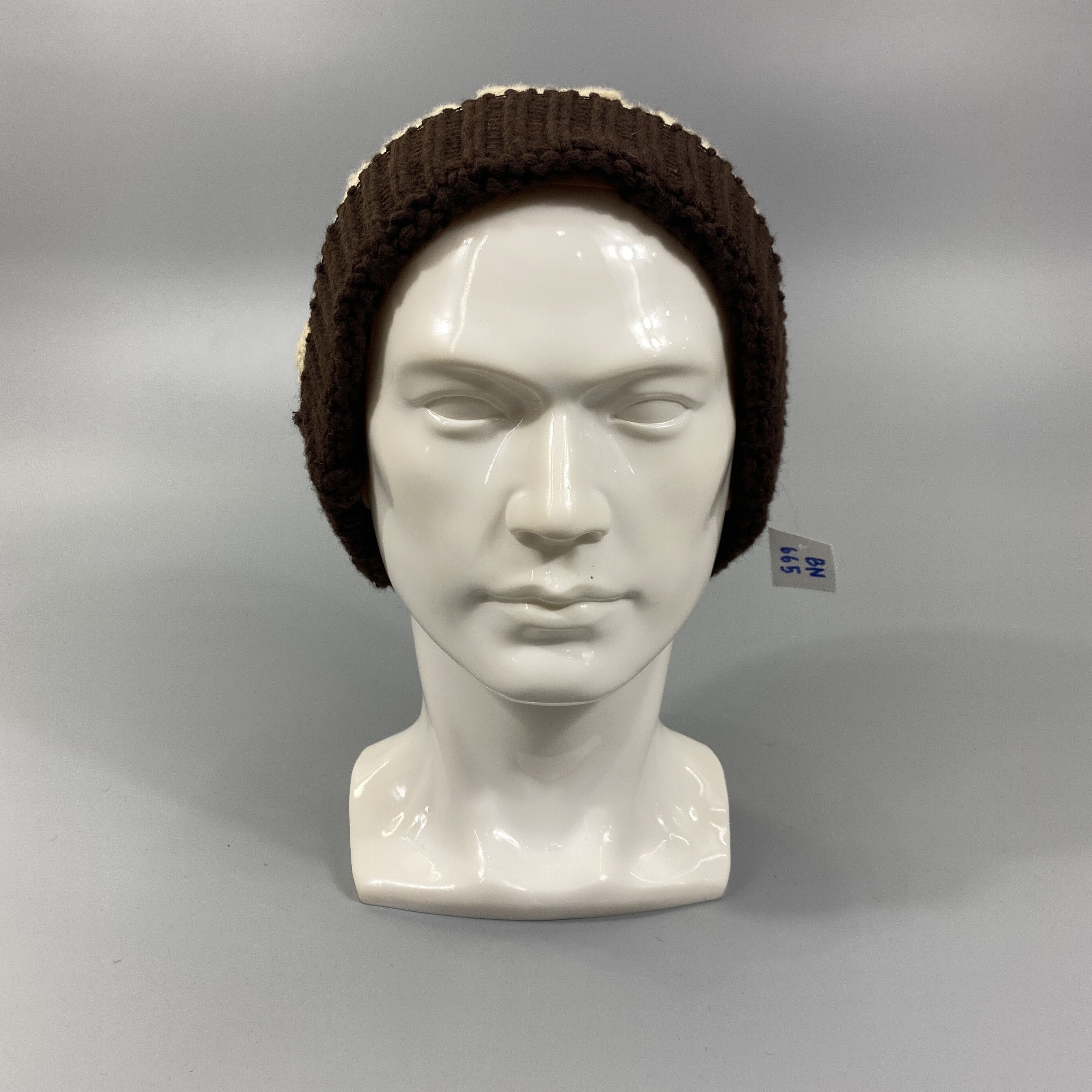 Vintage Stripes Knitted Snow Cap Hat -BN665 Size ONE SIZE - 2 Thumbnail