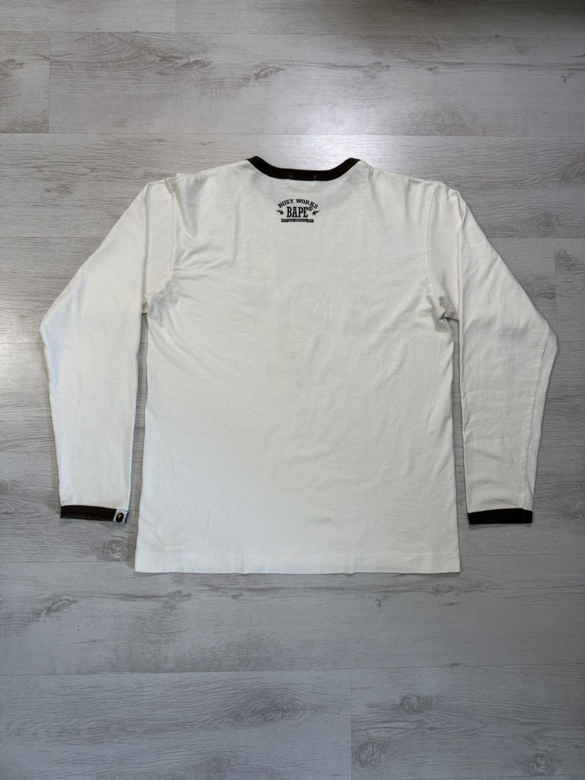 Bape 2005 Vintage A Bathing Ape Bape Busy Works Long Sleeve Size US L / EU 52-54 / 3 - 2 Thumbnail