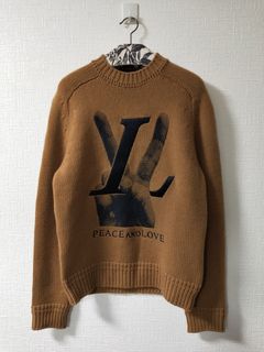 Louis vuitton peace on sale and love sweatshirt