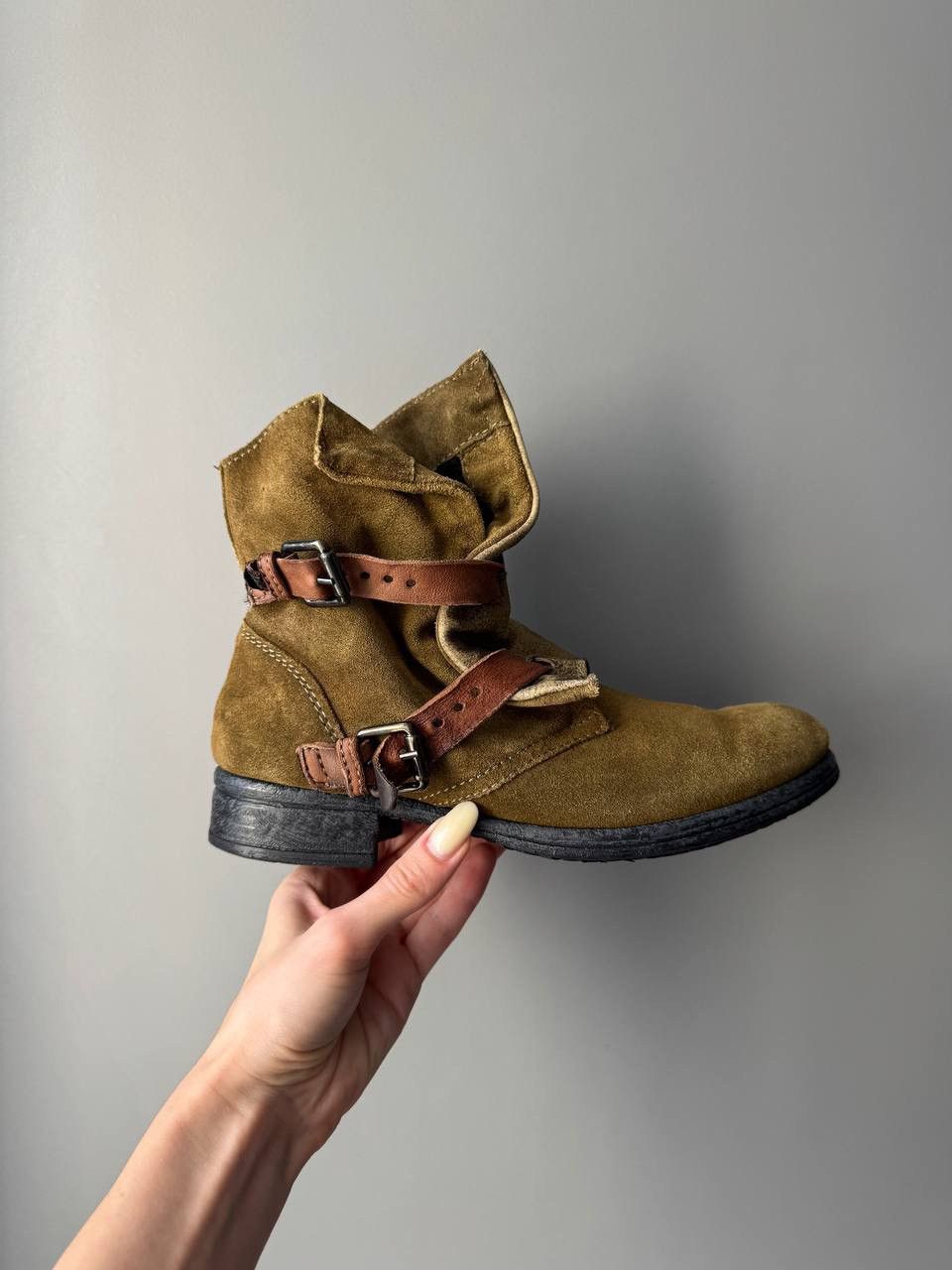 A.S.98 A.S. 98 If Six Was Nine 14th Addiction Style Leather Boots Size US 8 / IT 38 - 1 Thumbnail