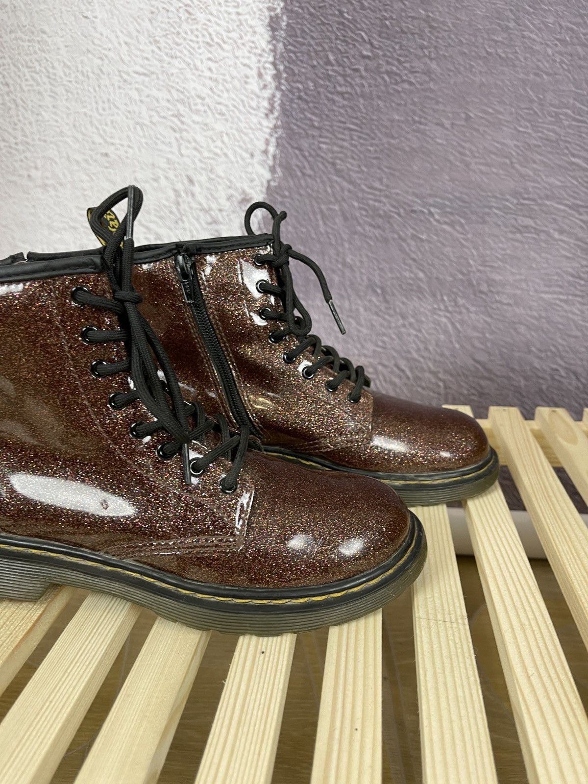 Dr. Martens Dr.Martens 1460 Glitter J AW501 boots vintage Size US 4 / IT 34 - 4 Thumbnail