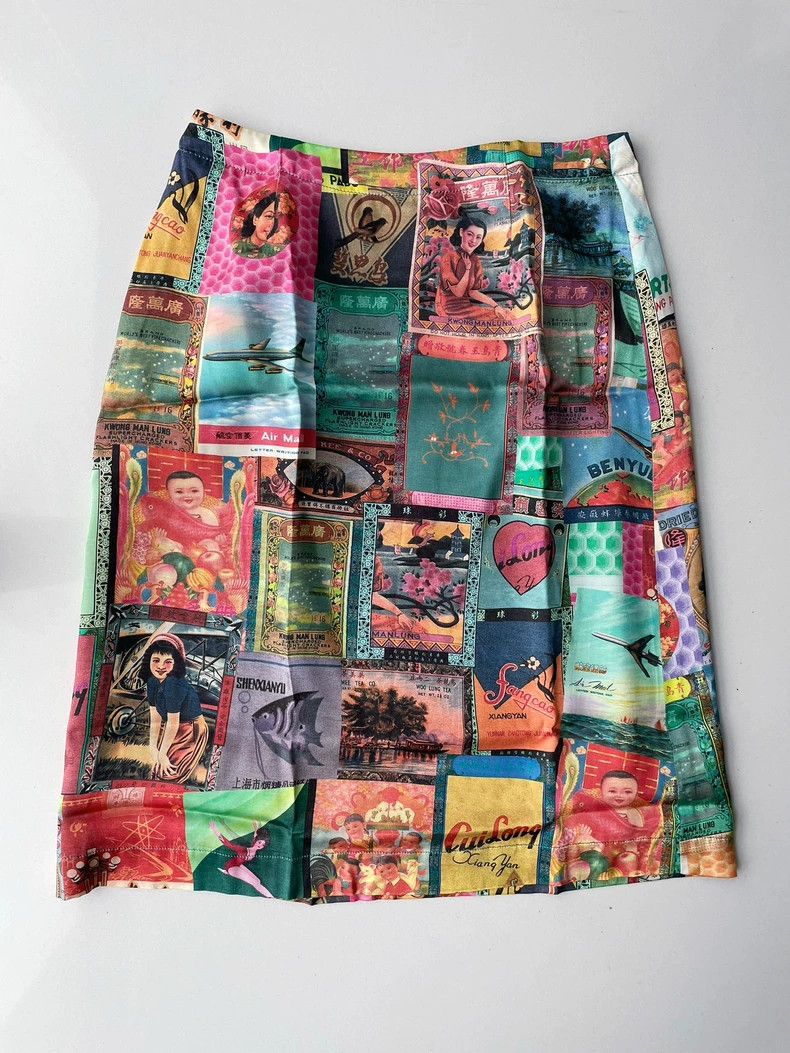 Paul Smith Paul Smith Retro Chinese Billboard Shirt/Skirt 2504-Nextar Size 37" - 6 Thumbnail