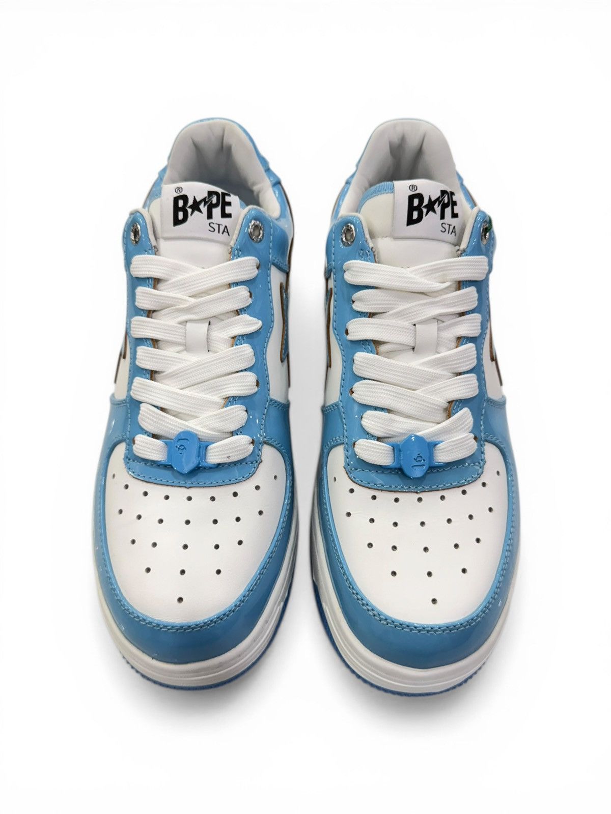 Bape Bapesta Lows Light Blue Size US 9.5 / EU 42-43 - 3 Thumbnail