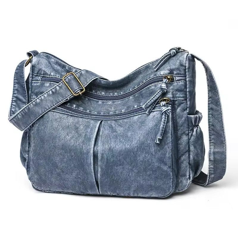 Vintage Pu Leather Crossbody Bag Size ONE SIZE - 3 Thumbnail