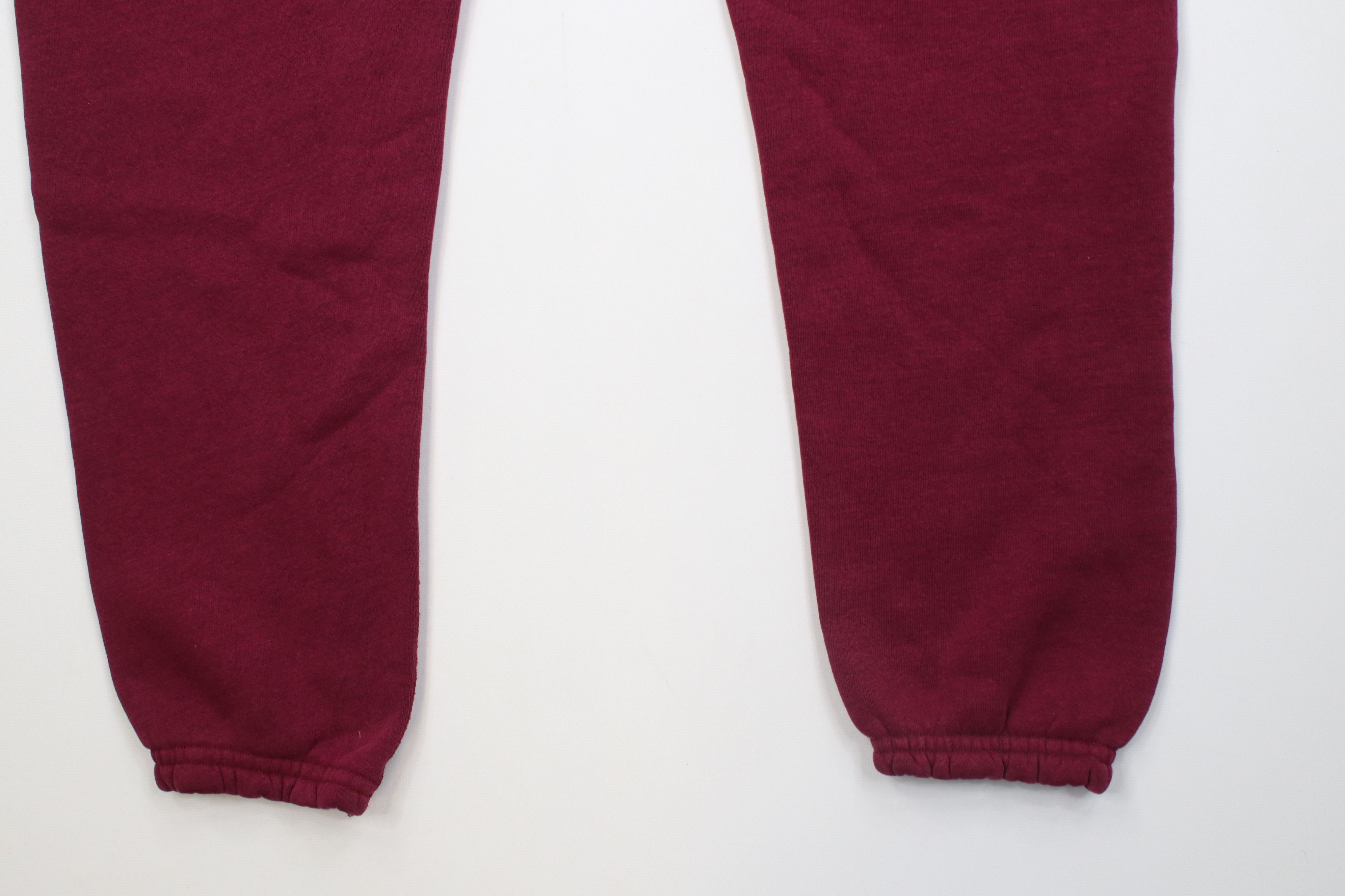 Vintage Vintage 70s 80s Heavyweight Sweatpants Joggers Maroon USA Size US 36 / EU 52 - 4 Thumbnail