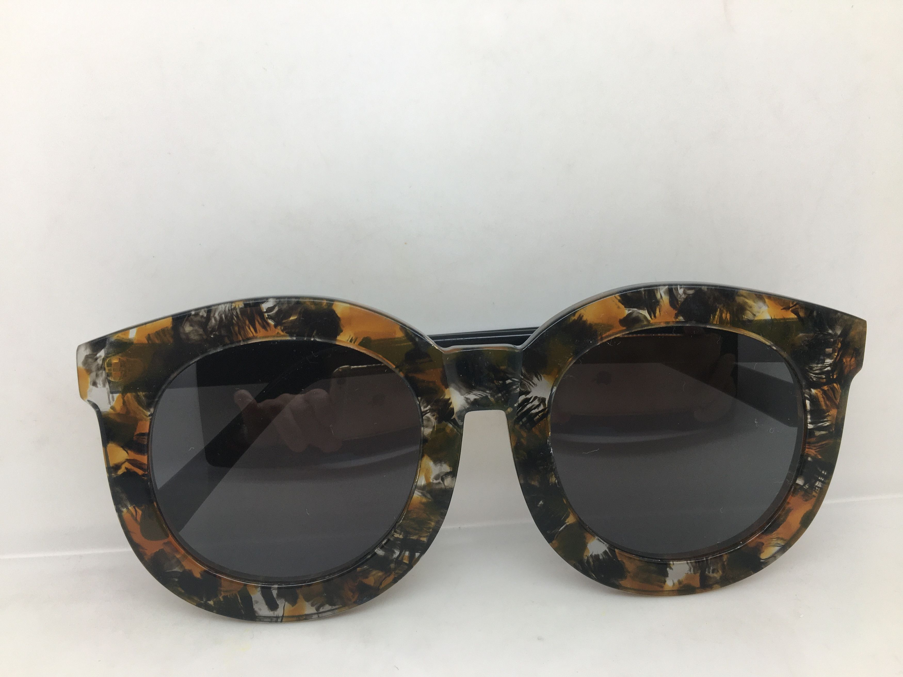 Vintage Vinatge Oversize Handmade Acetate Sunglasses Diva Girls Size ONE SIZE - 6 Thumbnail
