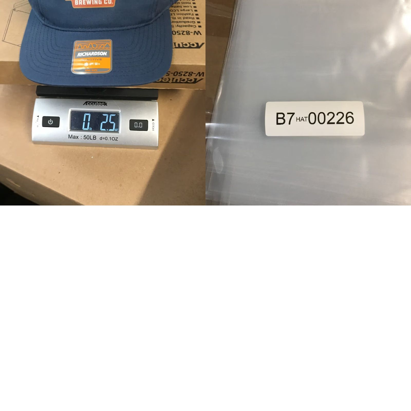 Vintage Richardson Luce Line Brewing Co R-Active UPF 50+ Five Panel Hat Mens OS Blue Size ONE SIZE - 9 Thumbnail
