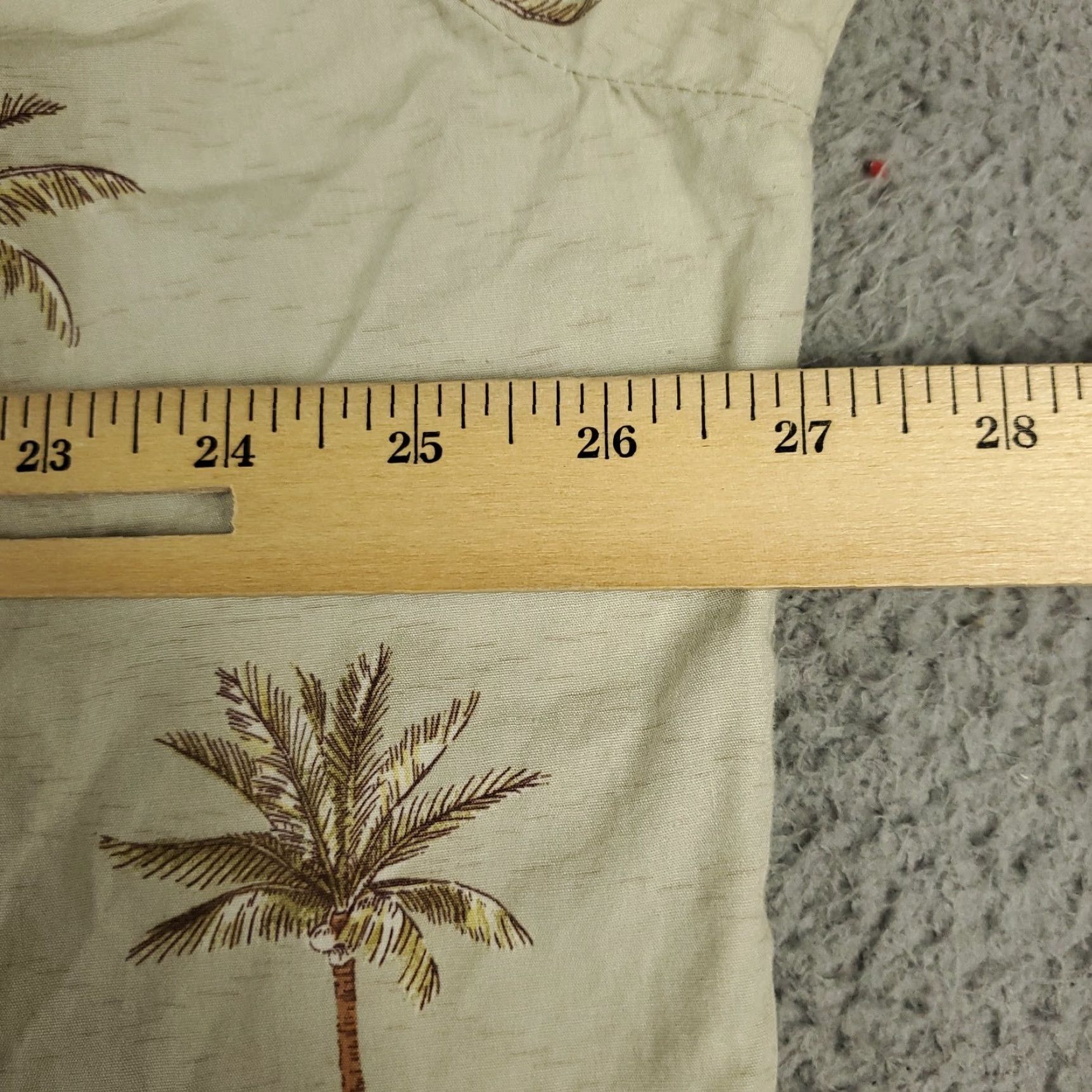 Vintage Pacific Legend Button-Up Shirt Mens 2XL Beige Hawaiian Short Sleeve Palm Trees Size US XXL / EU 58 / 5 - 5 Thumbnail
