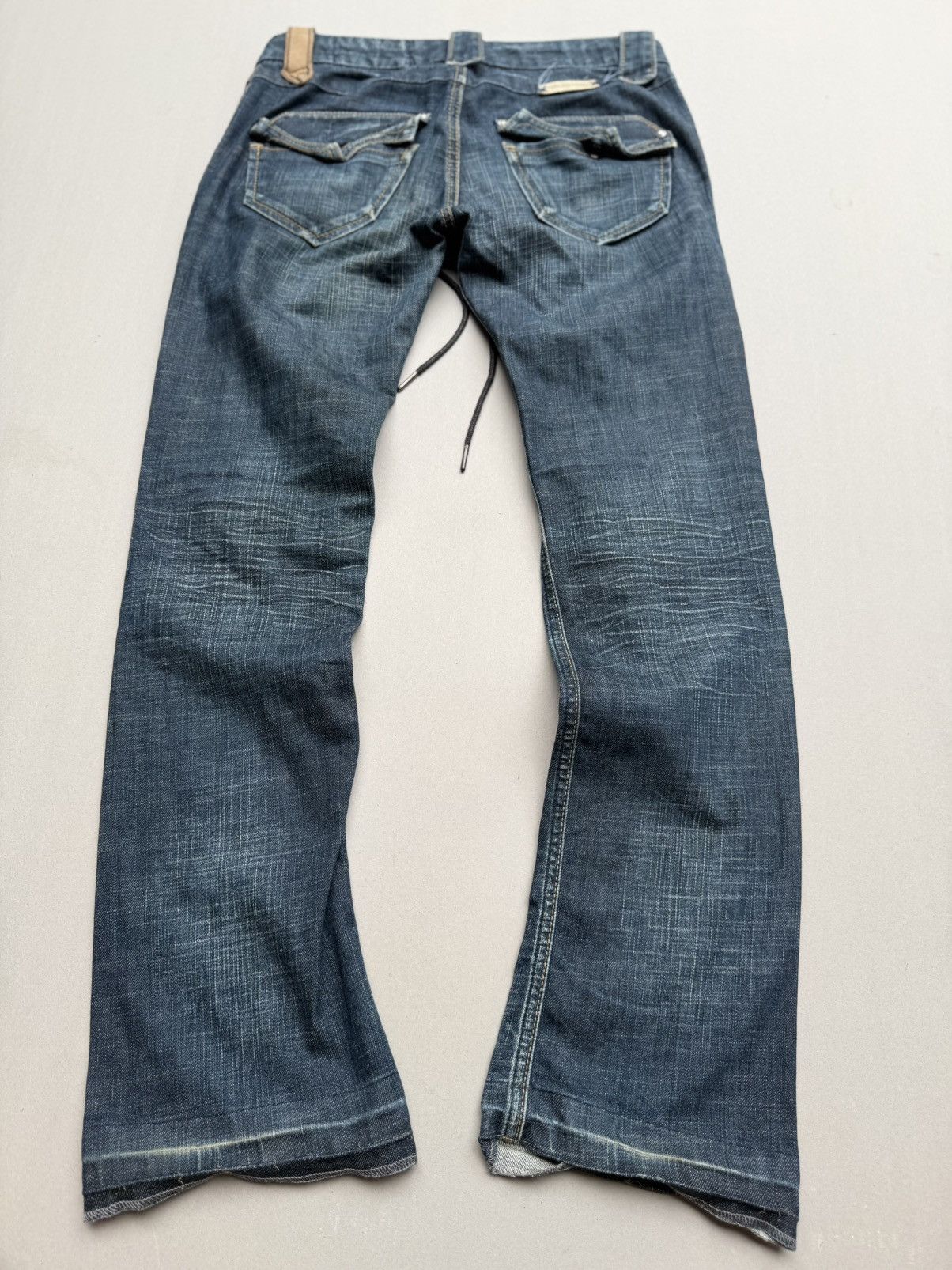 Japanese Brand Auntgage lace up flare jeans Size US 26 / EU 42 - 6 Thumbnail