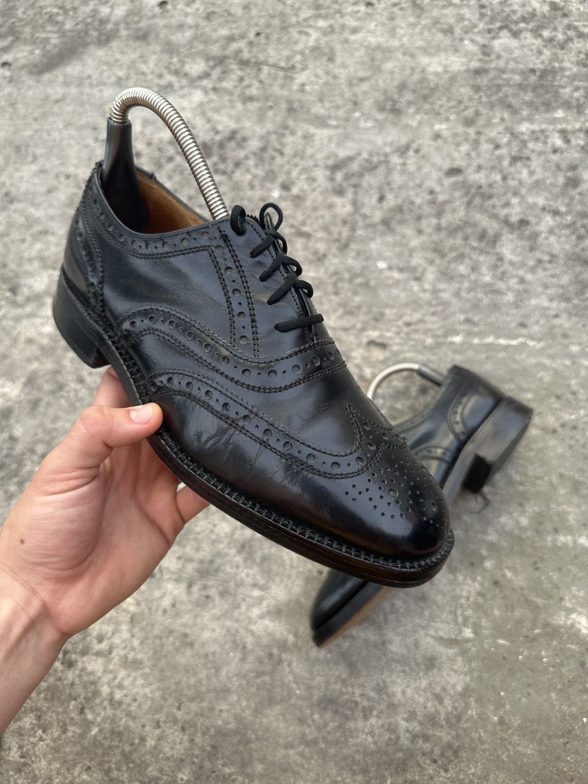 Other Vintage Saxone Casual UK Brogues Leather Shoes Streetwear 8 Size US 8 / EU 41 - 3 Thumbnail